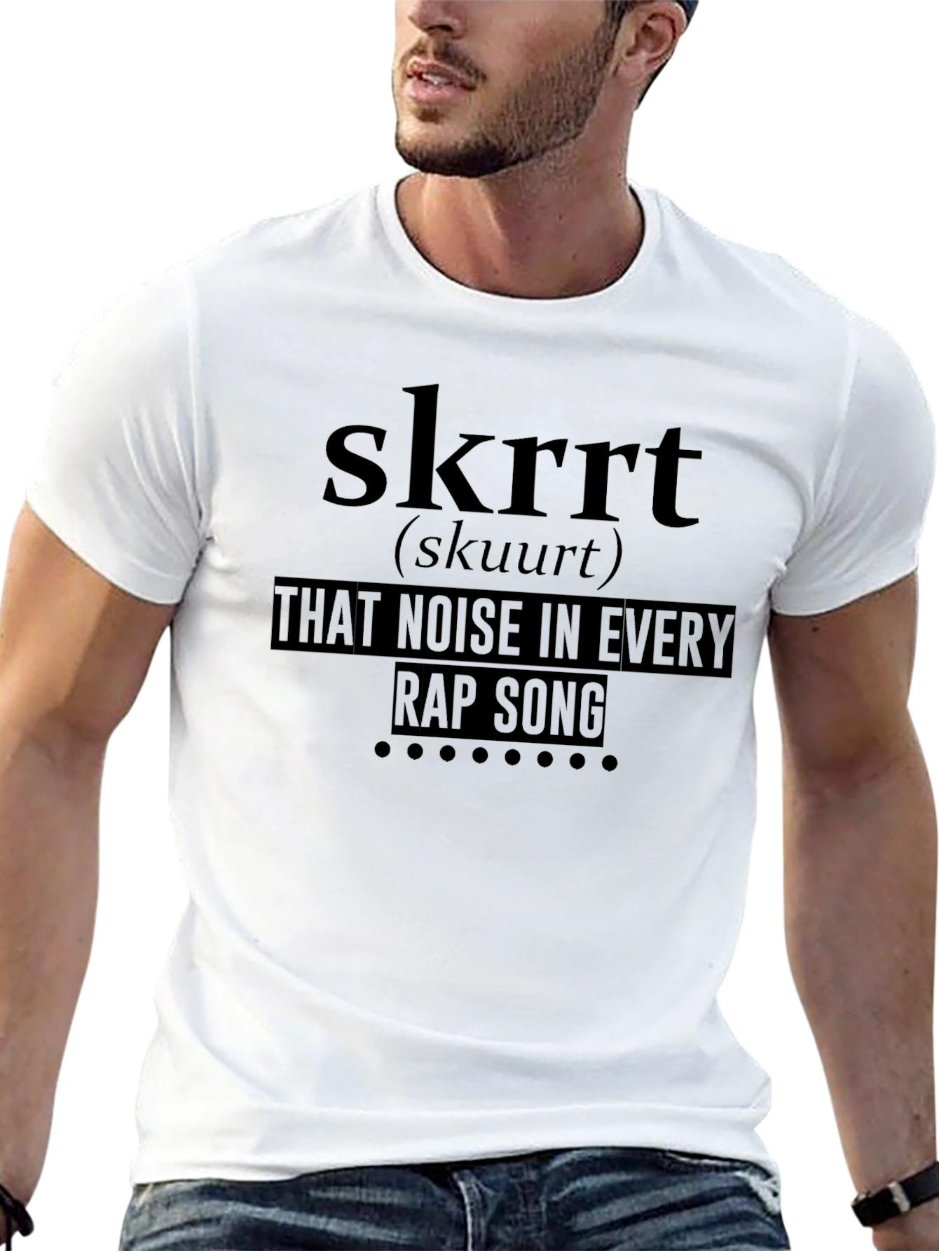 Skrrt Rap Song T-Shirt - Trendy Musician Tee