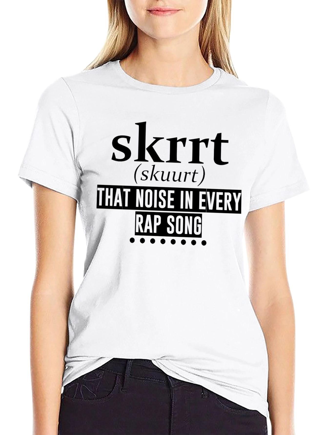 Skrrt Rap Song T-Shirt - Trendy Musician Tee