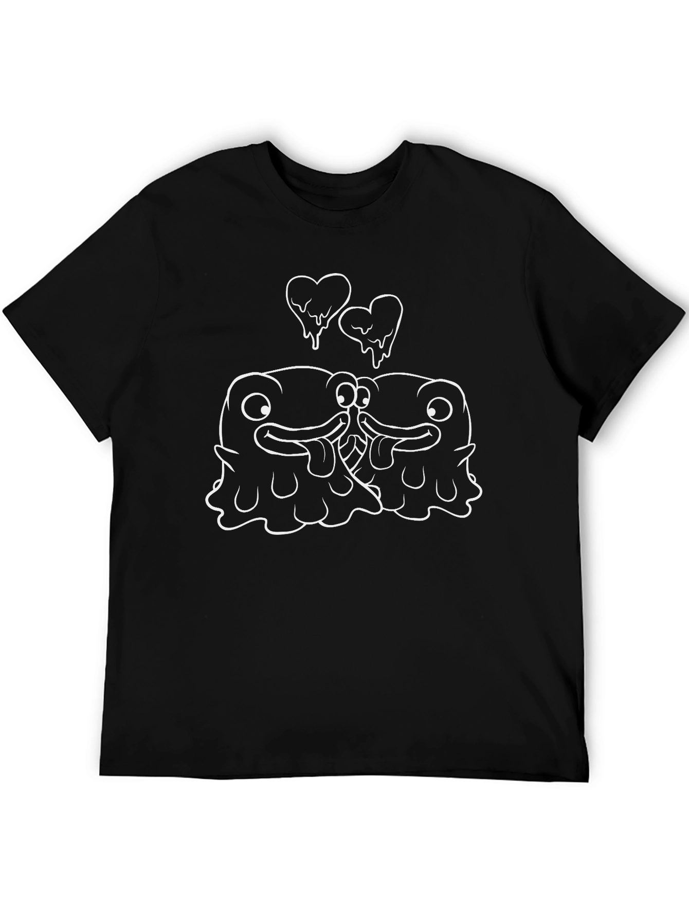 Funky Frog Love T-Shirt - Black