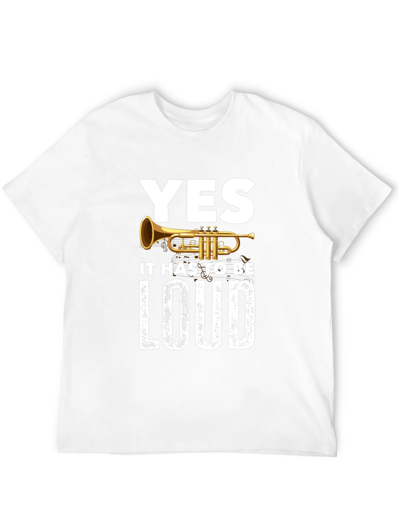 Yes Loud Trumpet Graphic T-Shirt