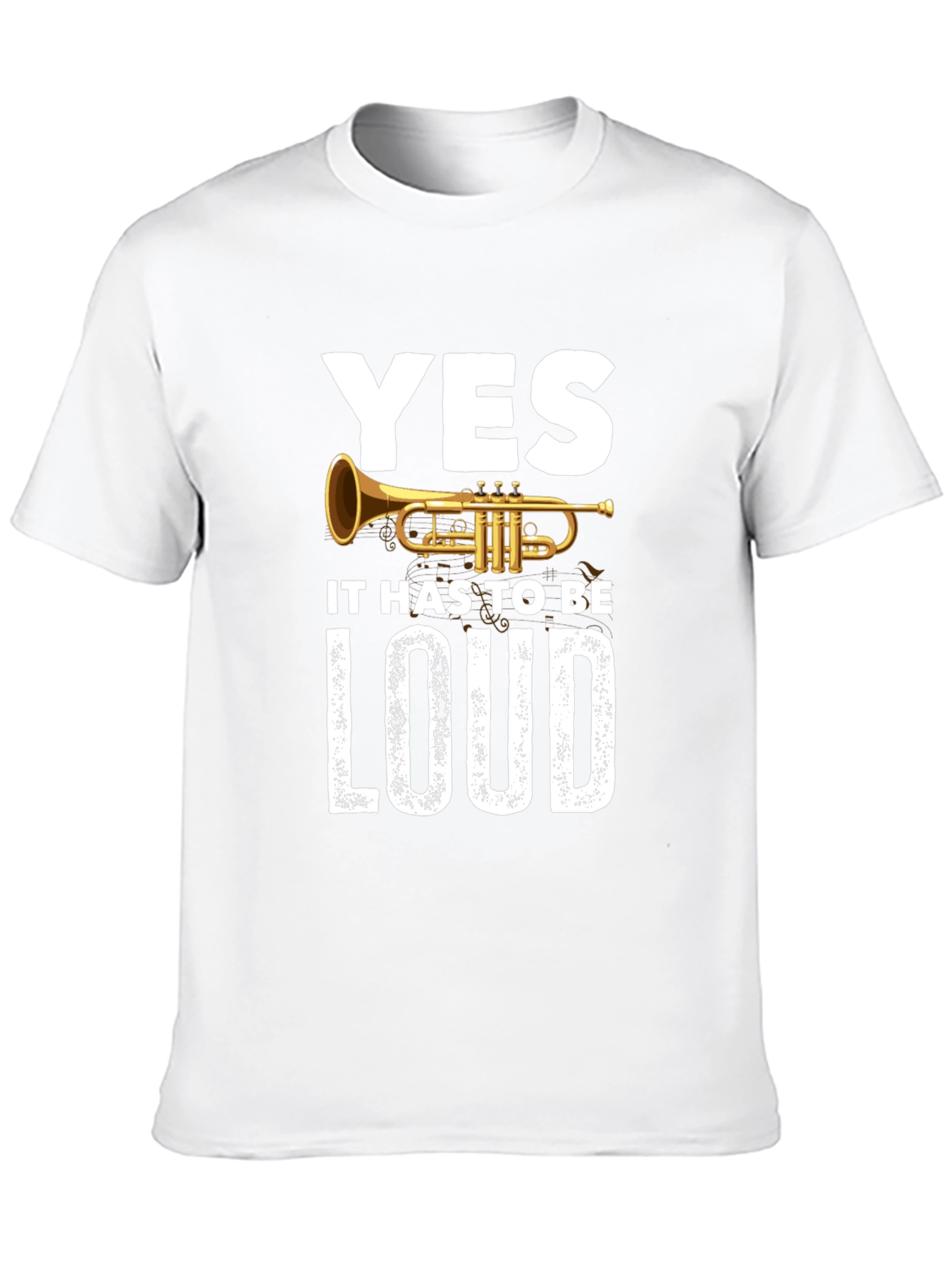 Yes Loud Trumpet Graphic T-Shirt