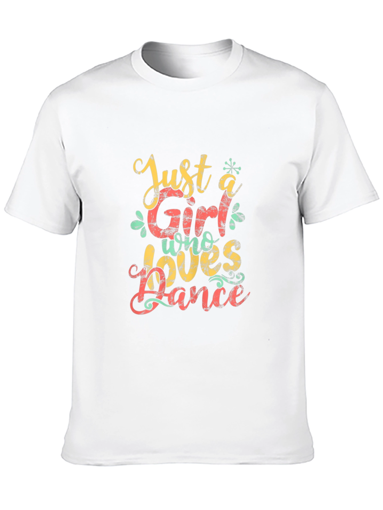 Just A Girl Who Loves Dance T-Shirt - Black