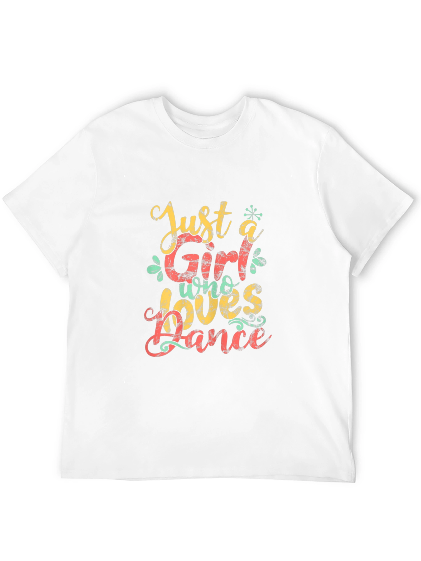 Just A Girl Who Loves Dance T-Shirt - Black