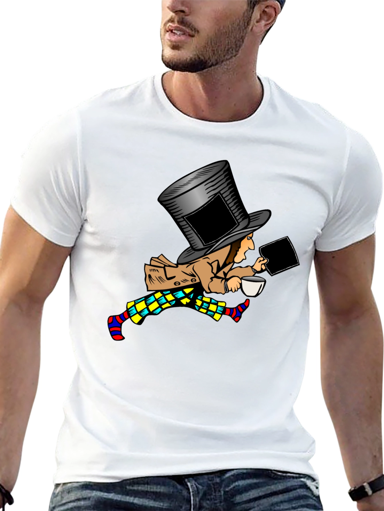 Mad Hatter Graphic Tee - Wonderland Style Shirt