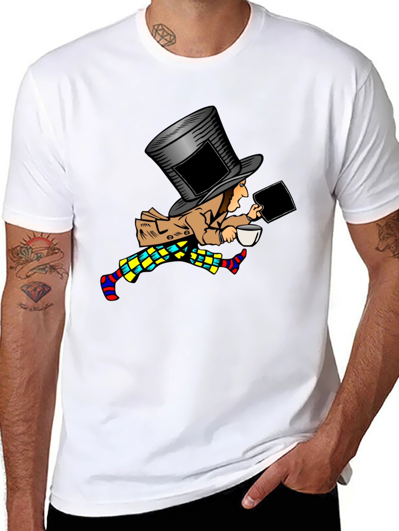 Mad Hatter Graphic Tee - Wonderland Style Shirt