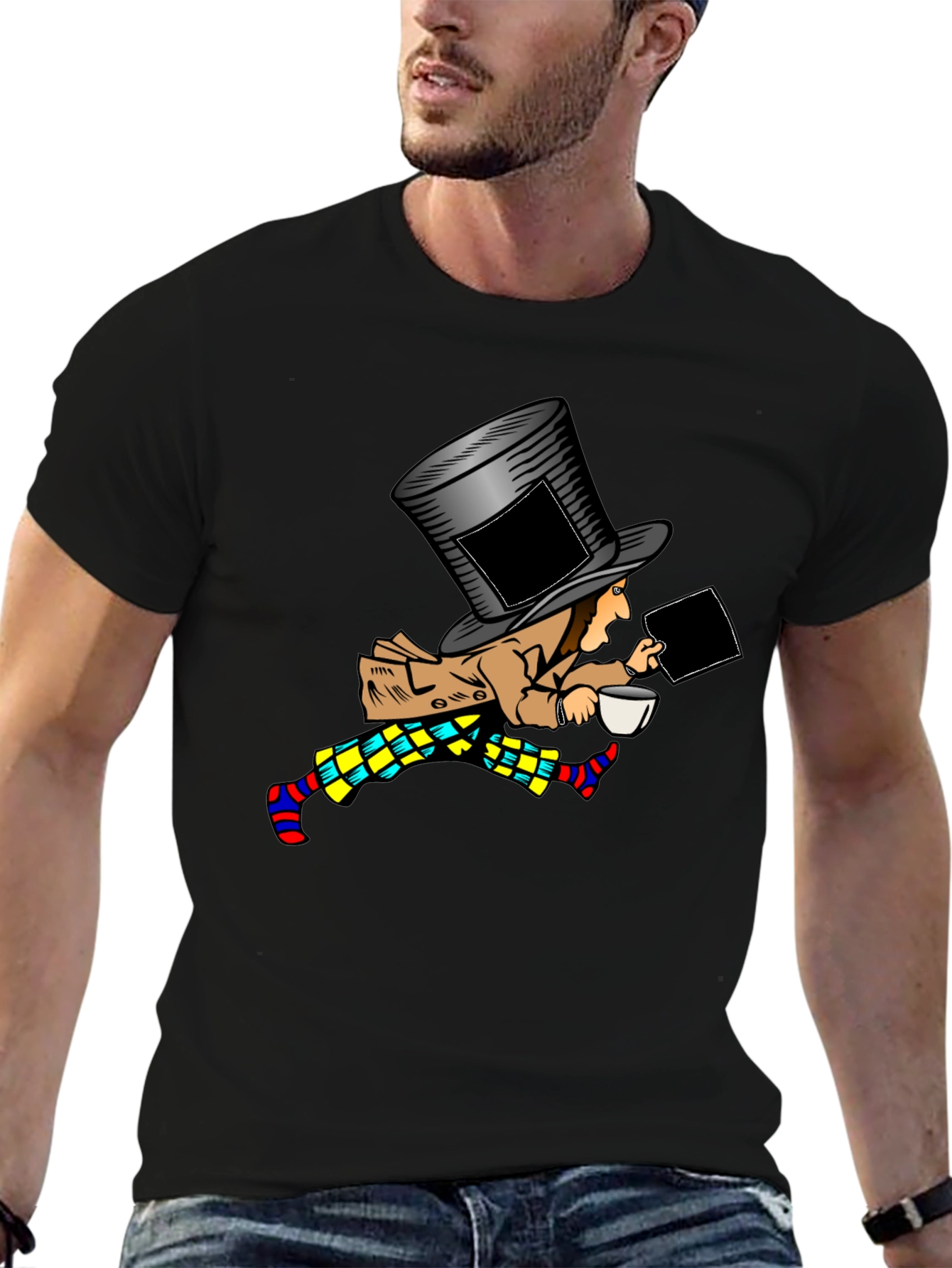 Mad Hatter Graphic Tee - Wonderland Style Shirt
