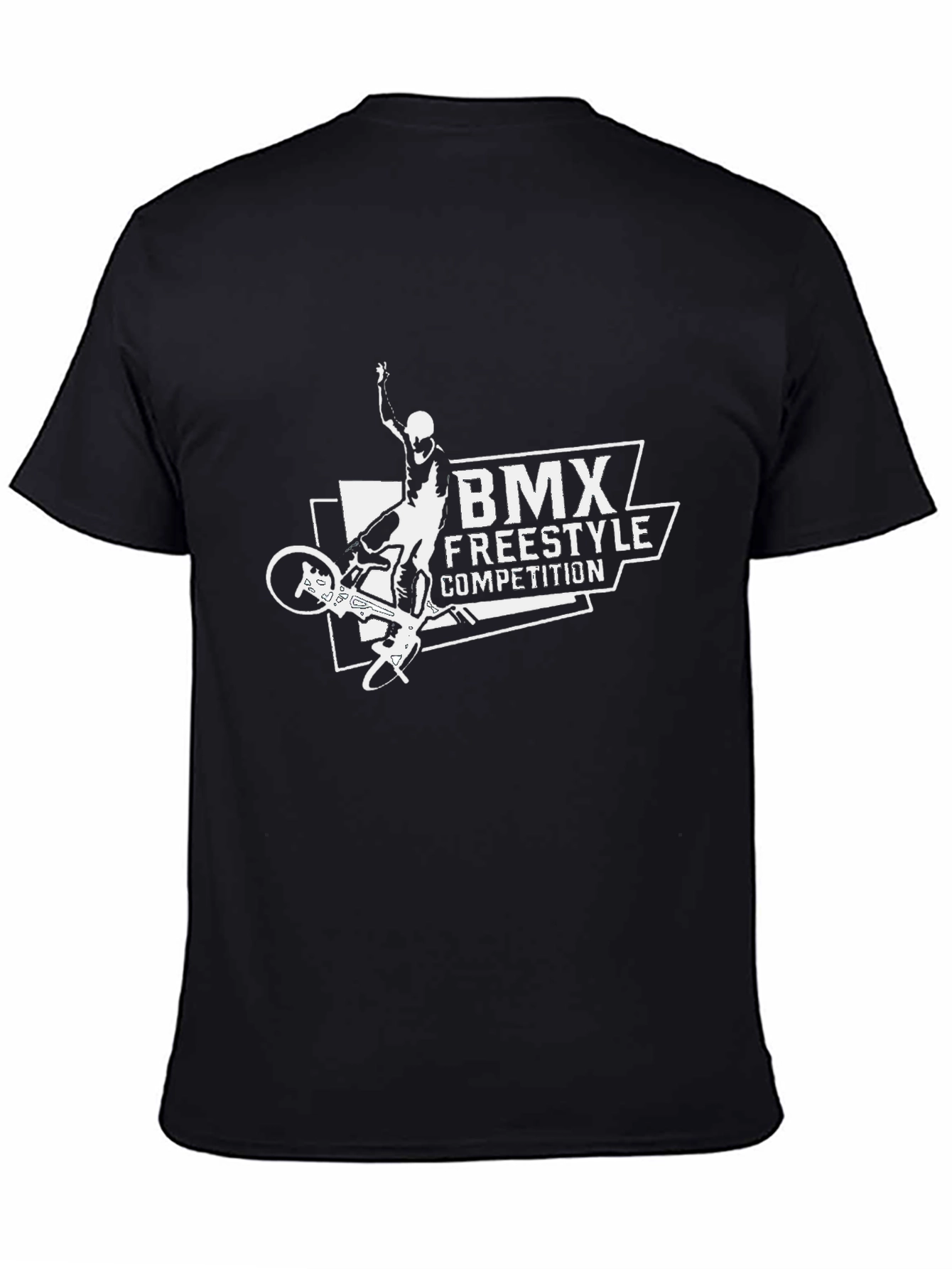 BMX Freestyle Competition Black T-Shirt