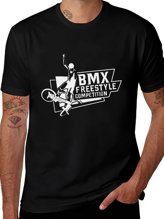 BMX Freestyle Competition Black T-Shirt