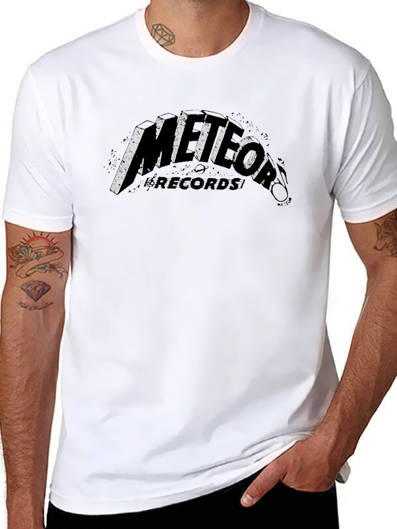 Meteor Records Black T-Shirt