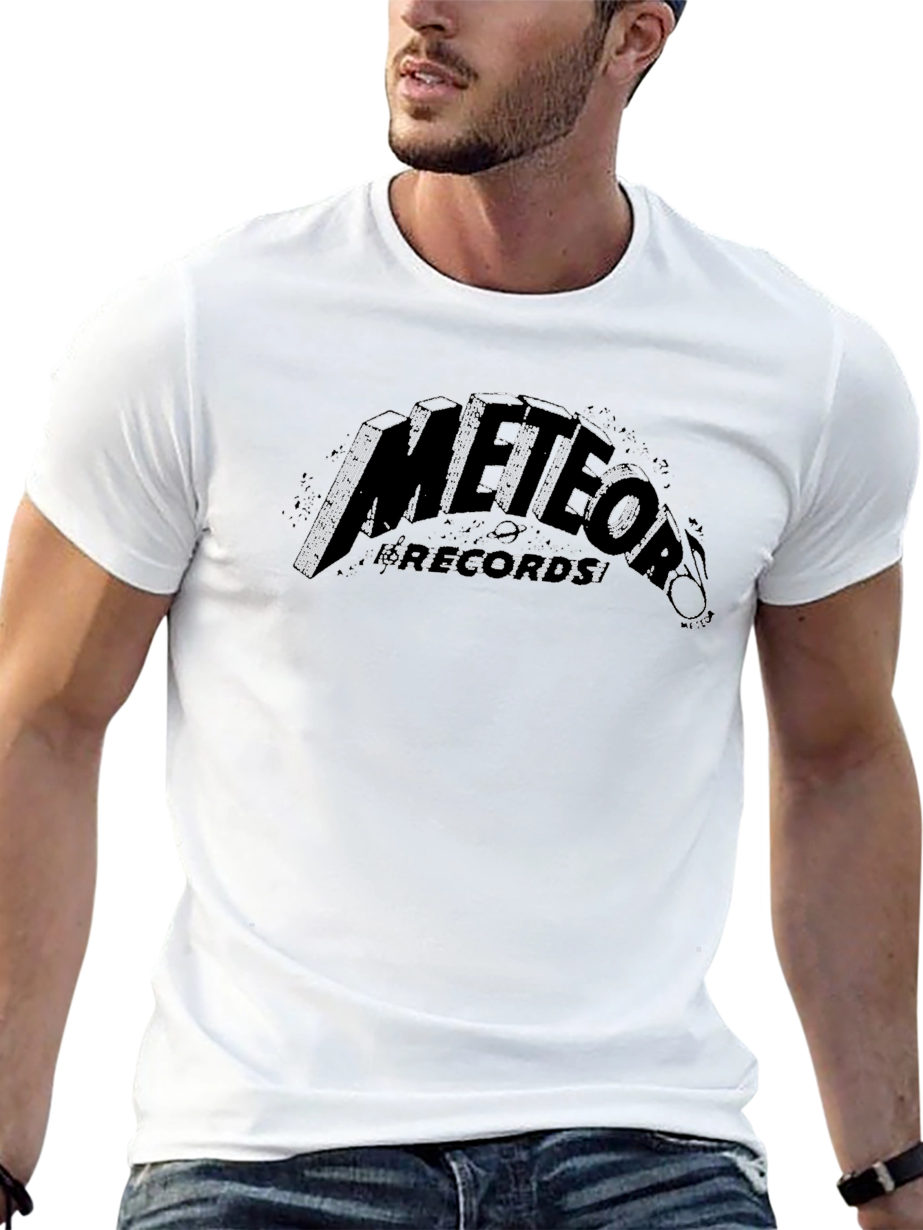 Meteor Records Black T-Shirt