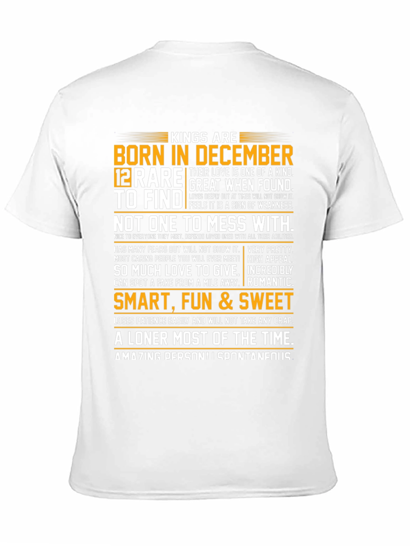 December Born Kings Graphic Tee