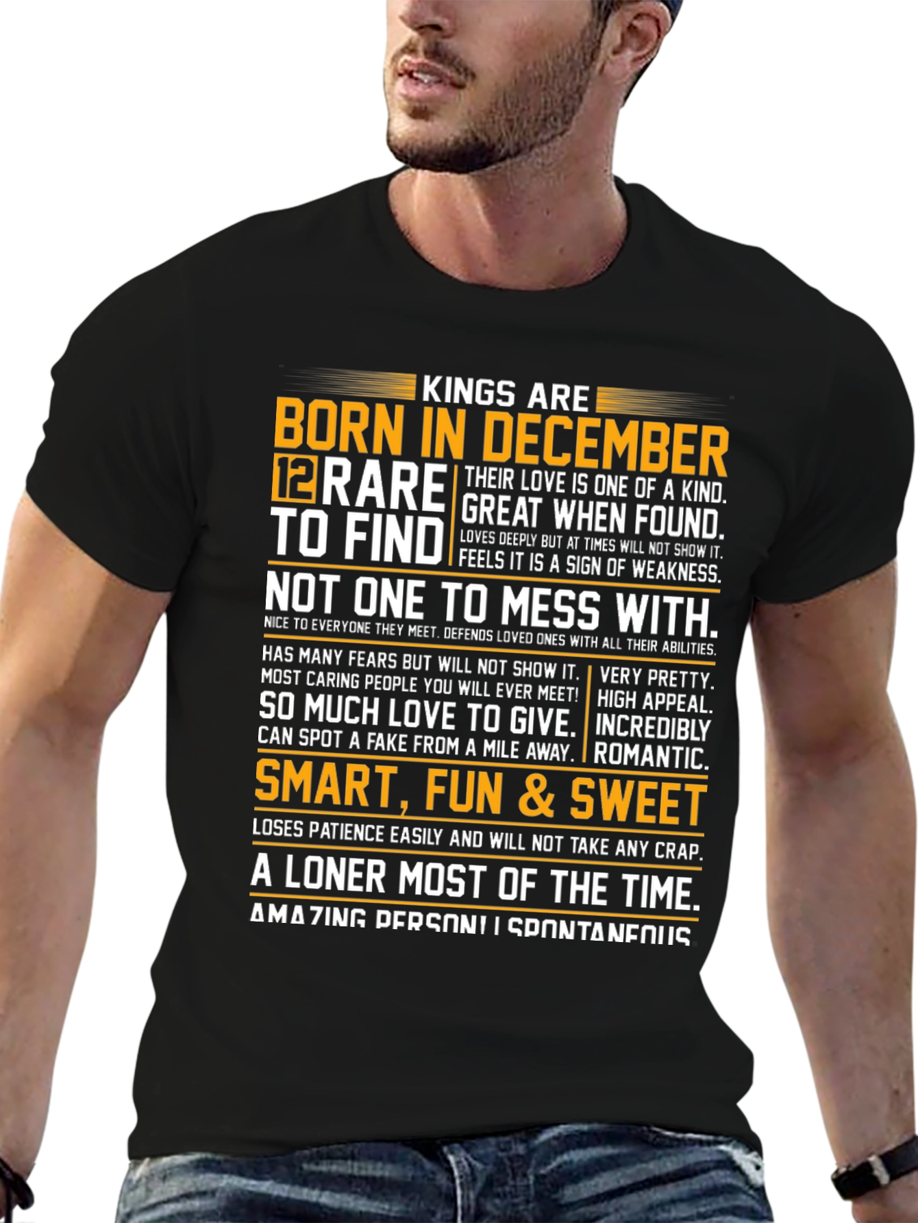 December Born Kings Graphic Tee