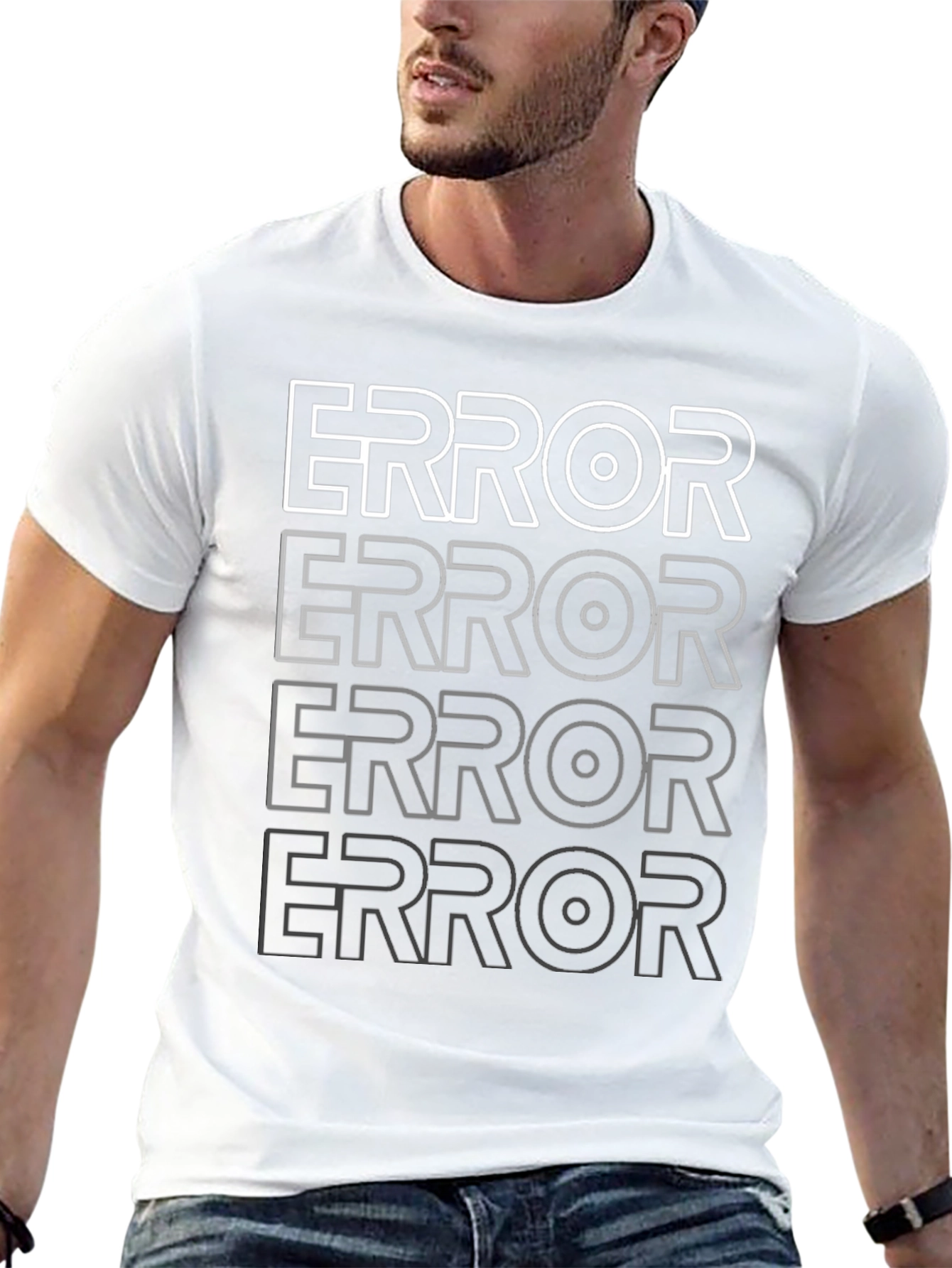 Error Graphic T-Shirt - Casual Style