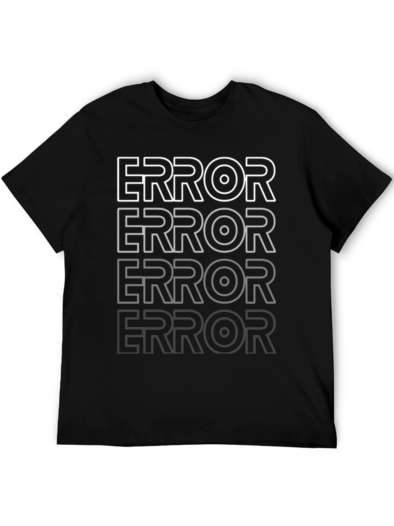 Error Graphic T-Shirt - Casual Style
