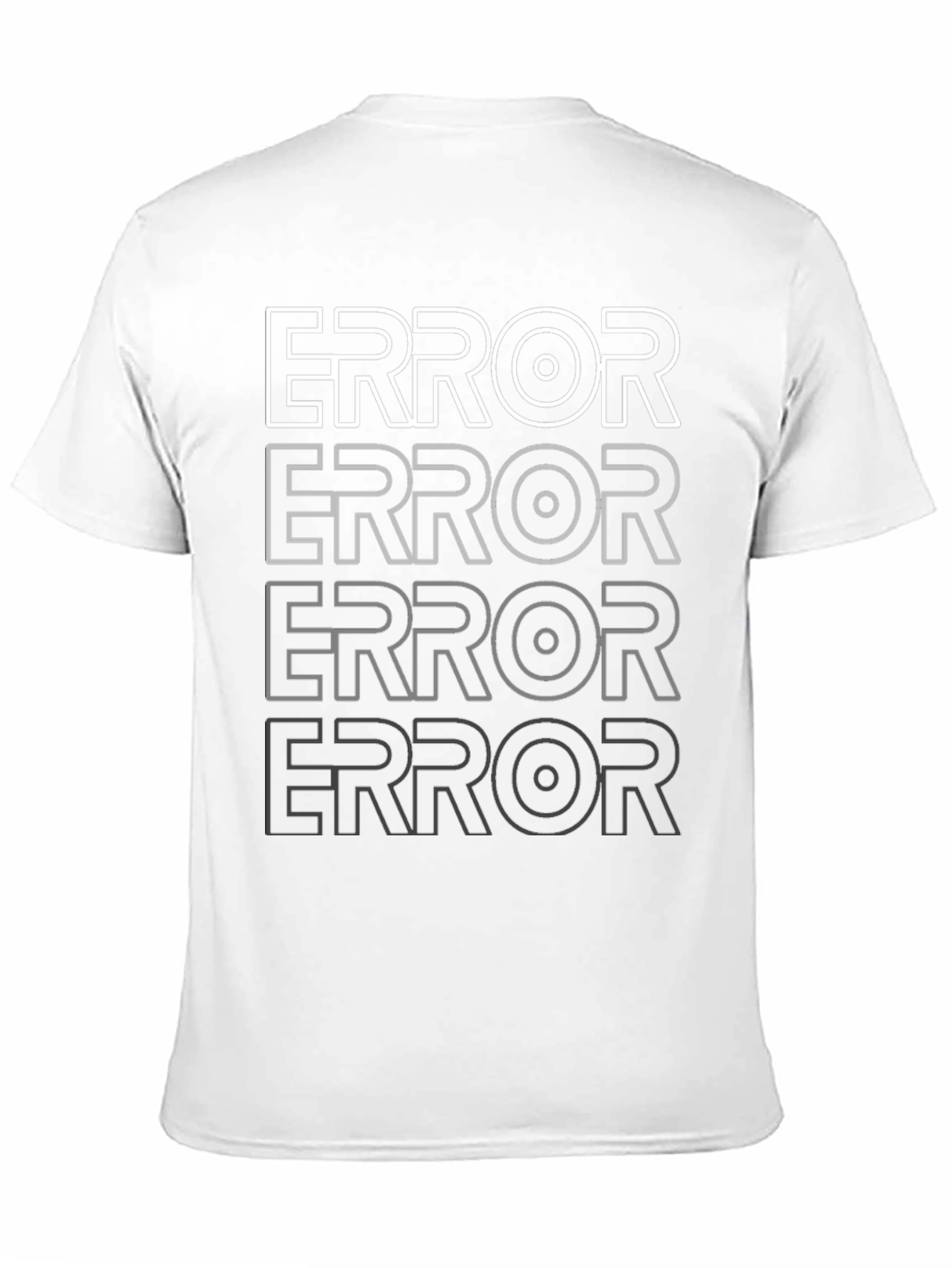 Error Graphic T-Shirt - Casual Style