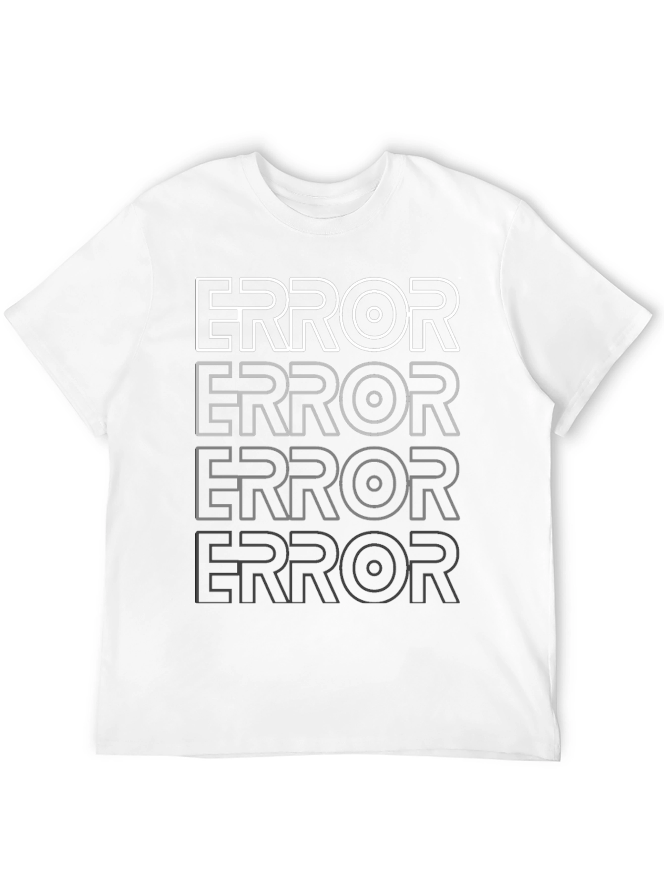 Error Graphic T-Shirt - Casual Style