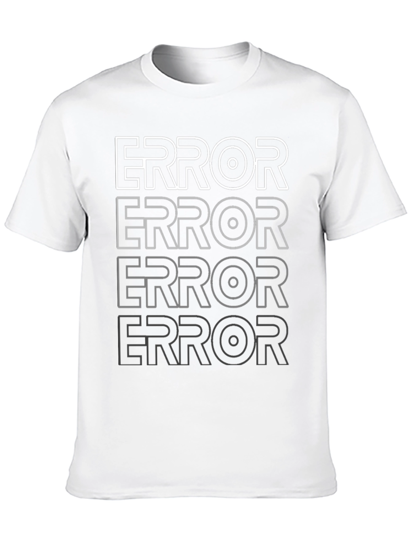 Error Graphic T-Shirt - Casual Style