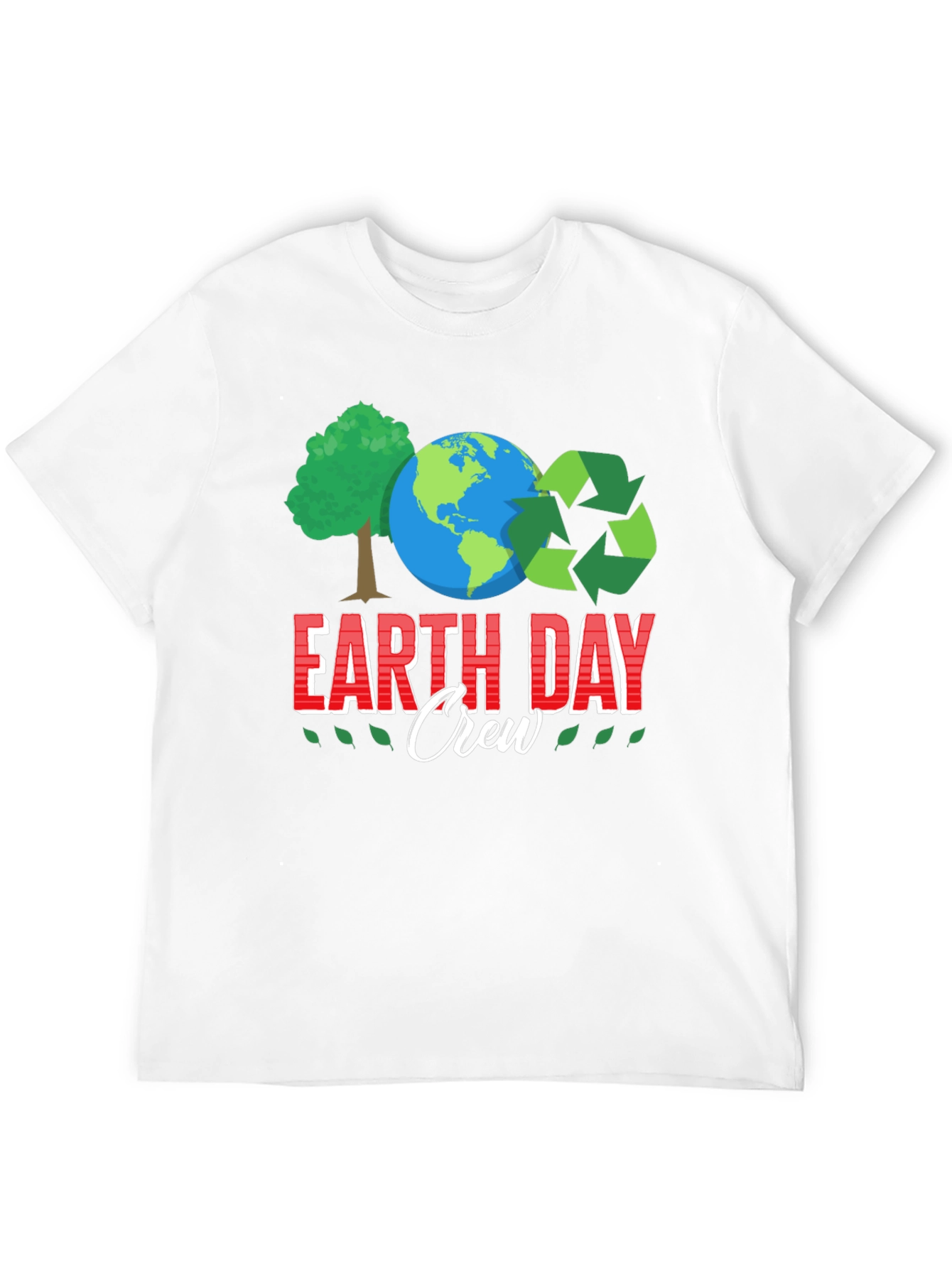 Earth Day Crew Graphic T-Shirt
