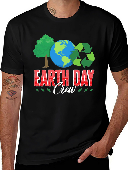 Earth Day Crew Graphic T-Shirt