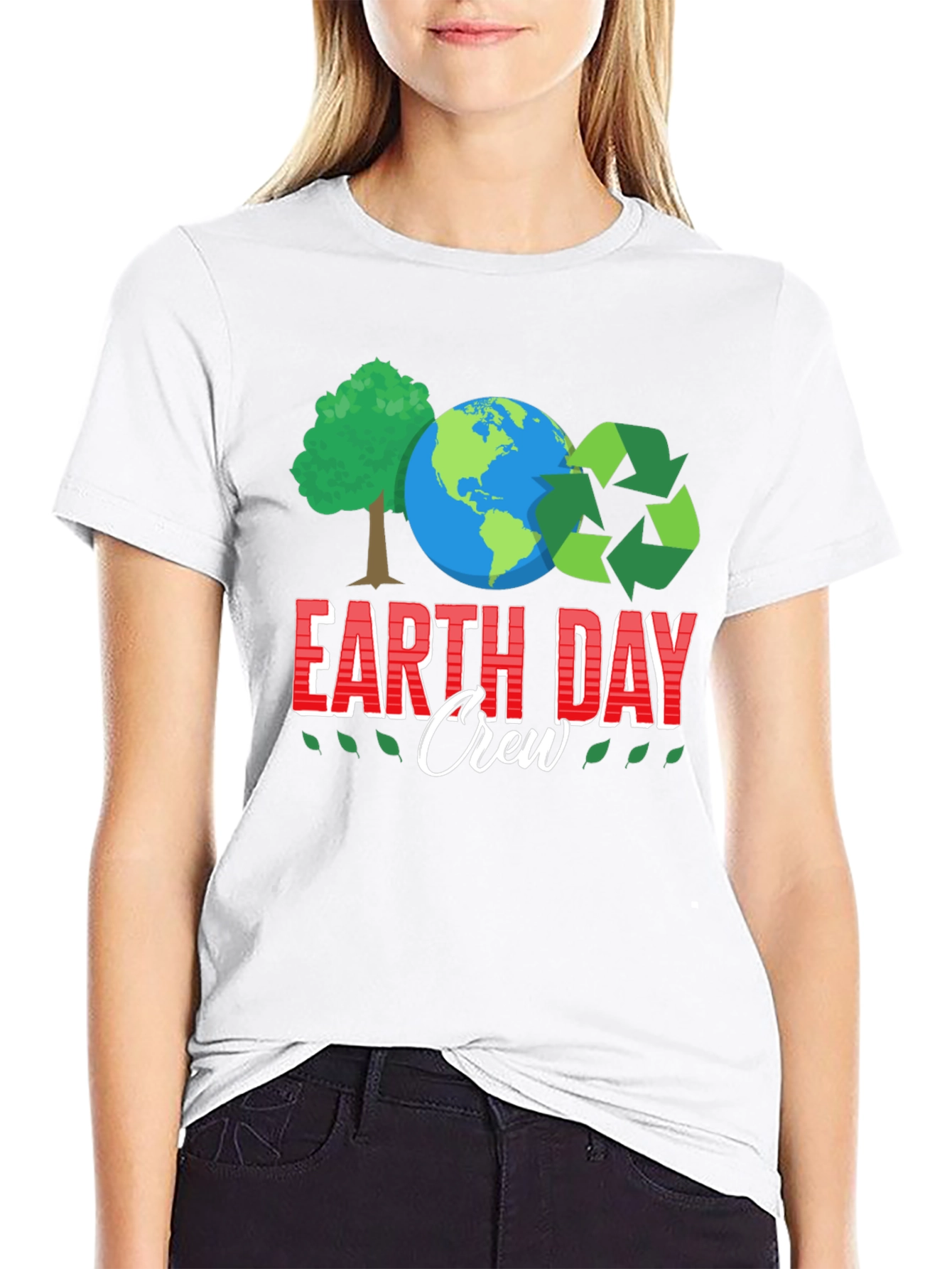 Earth Day Crew Graphic T-Shirt