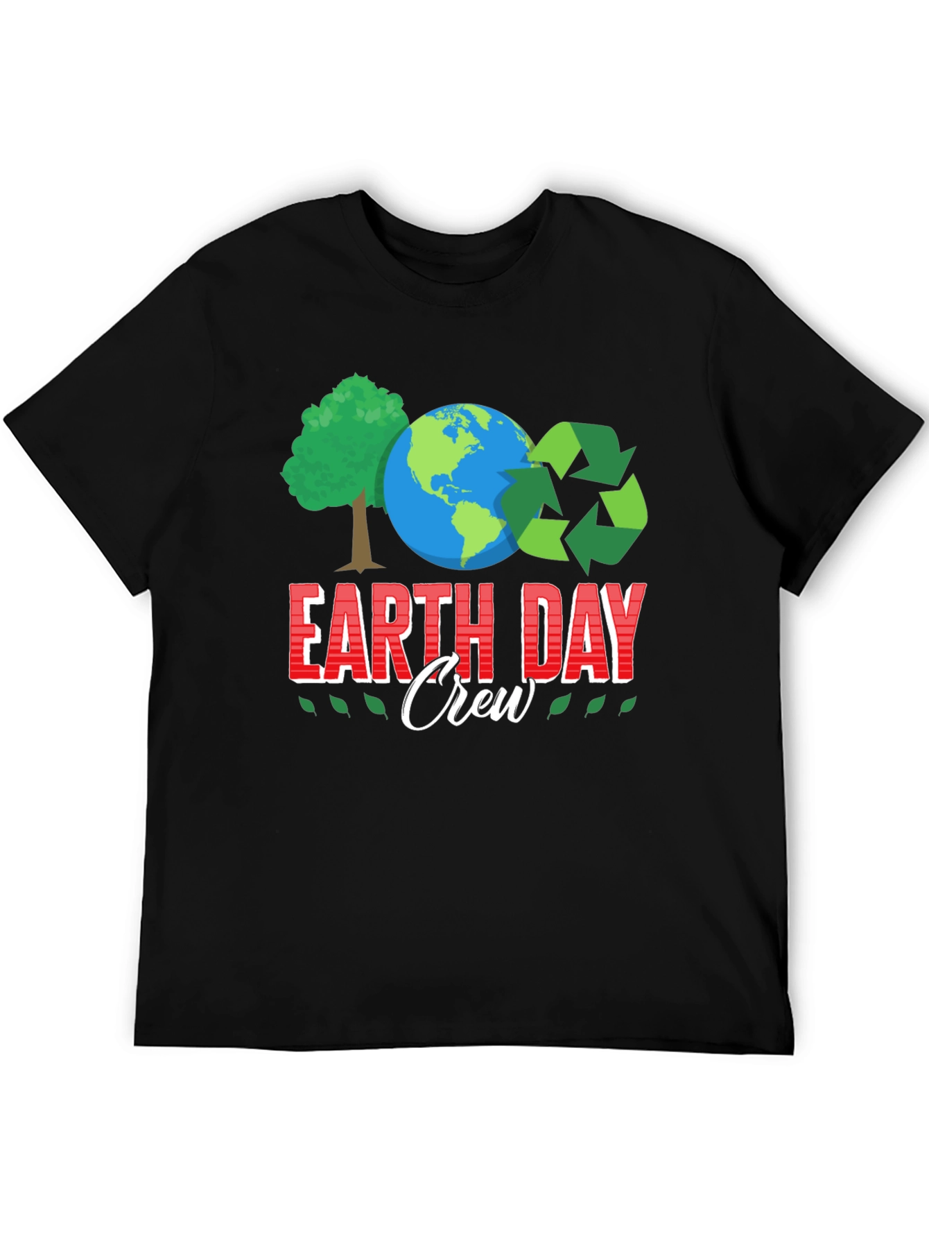 Earth Day Crew Graphic T-Shirt
