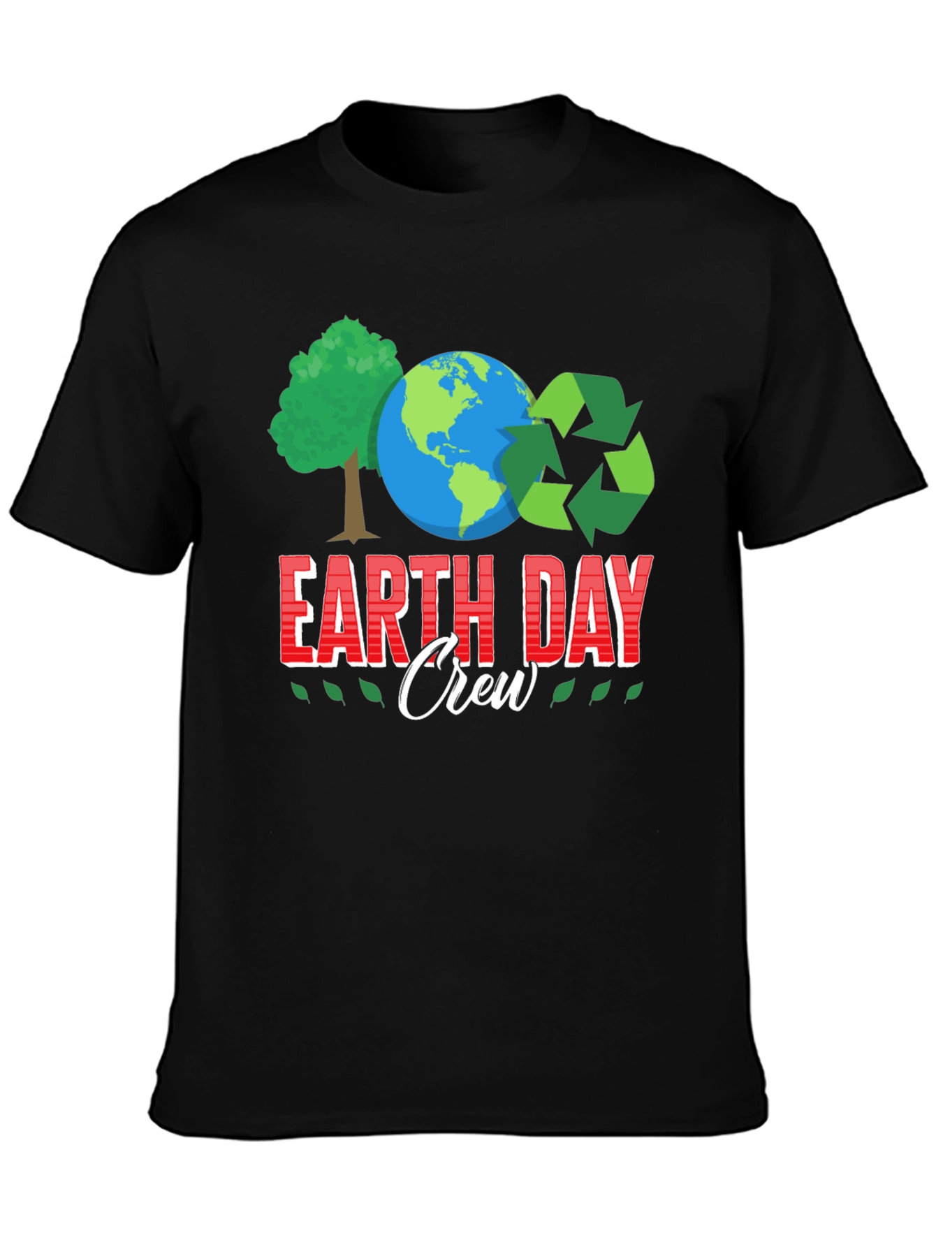 Earth Day Crew Graphic T-Shirt