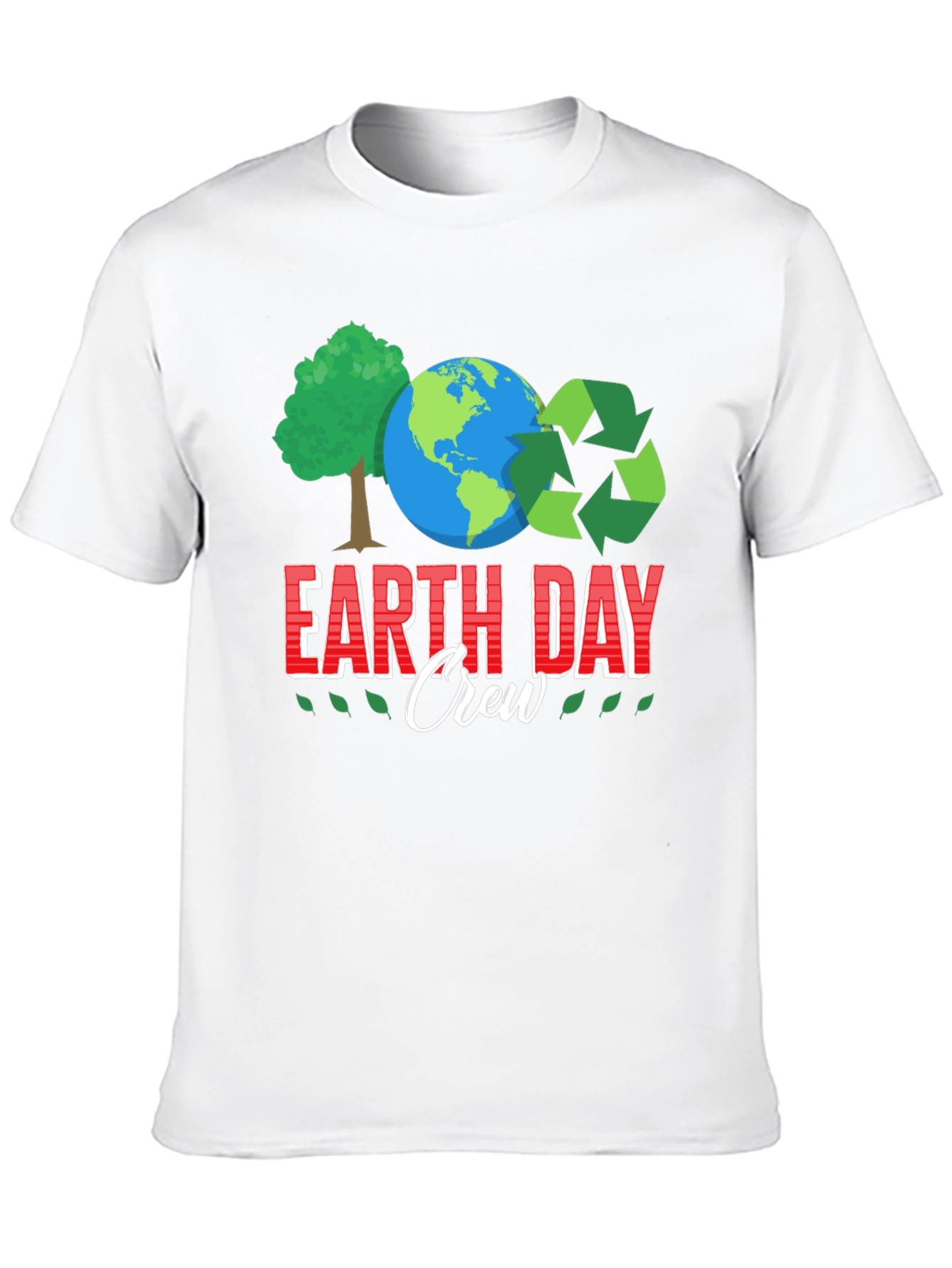 Earth Day Crew Graphic T-Shirt