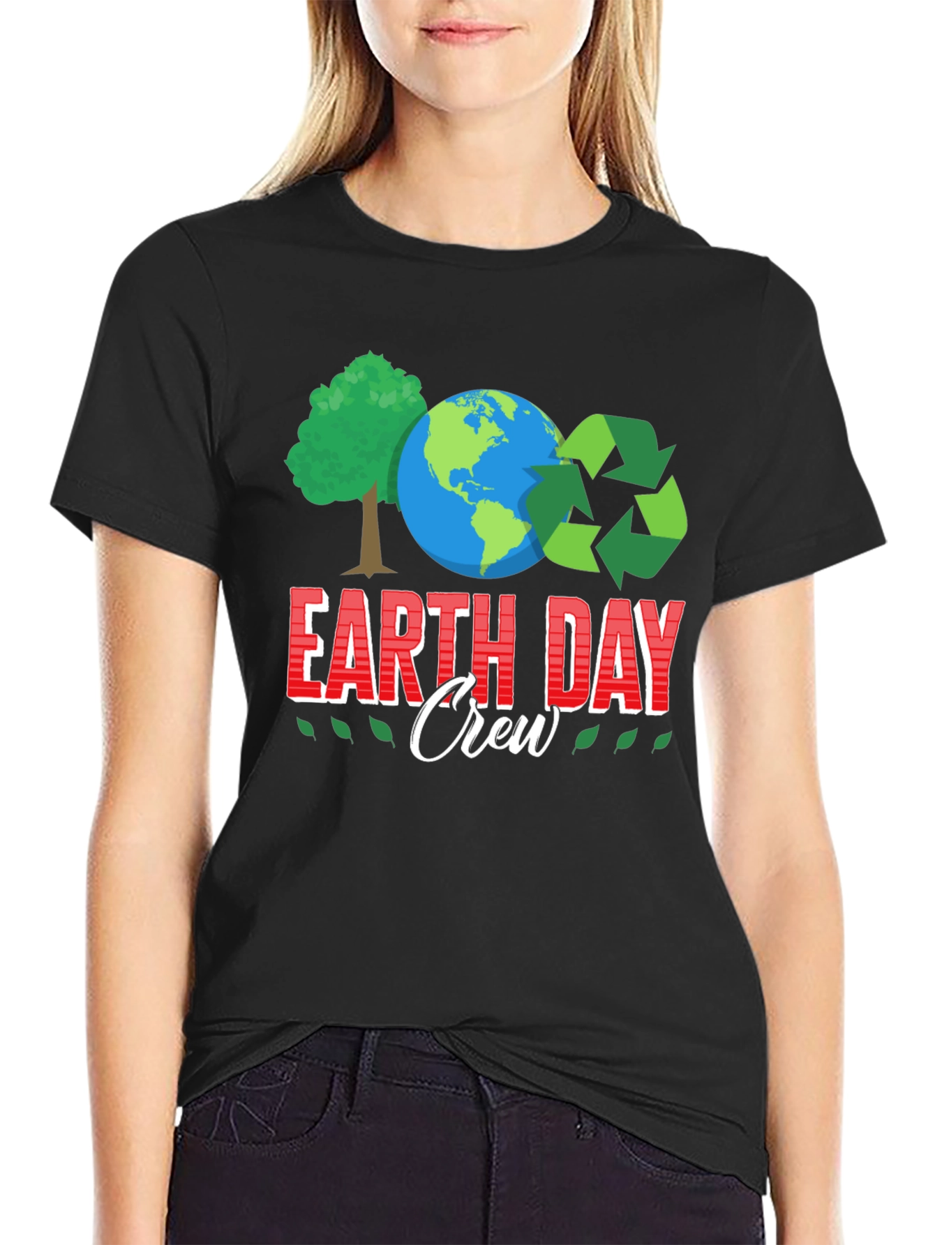 Earth Day Crew Graphic T-Shirt