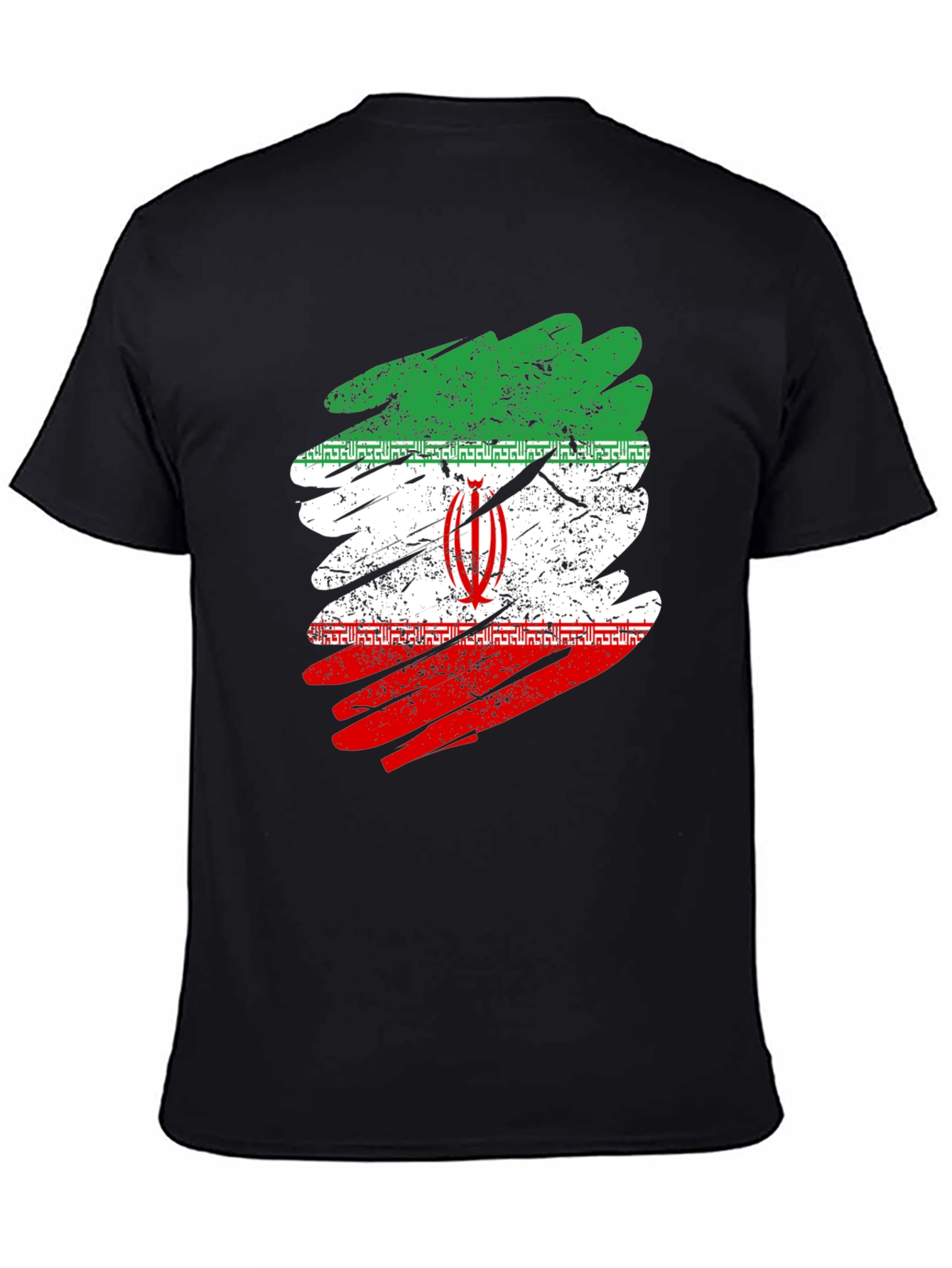 Iran Flag Distressed T-Shirt - Graphic Tee