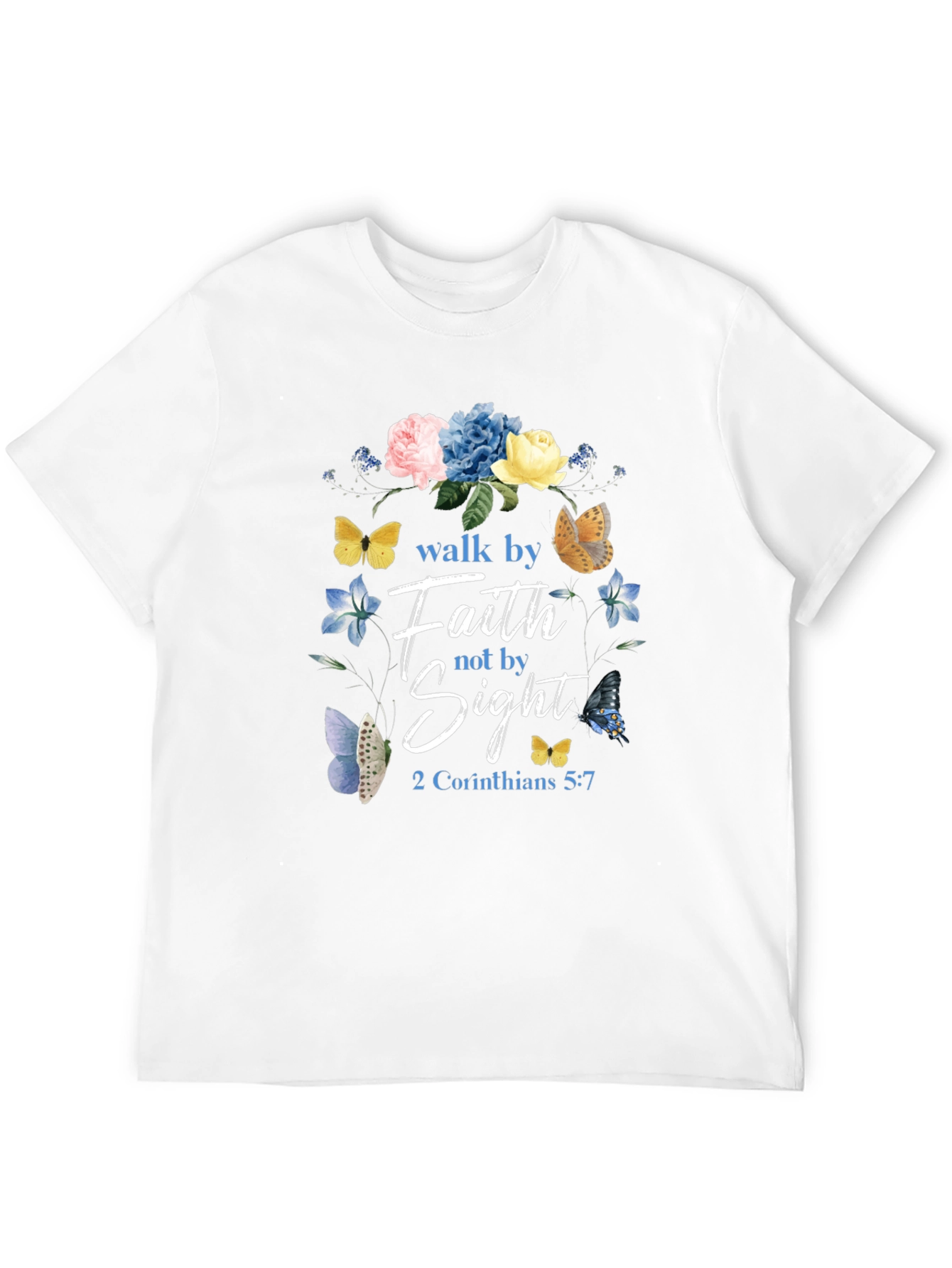 Faith Over Sight T-Shirt - Christian Inspired Design