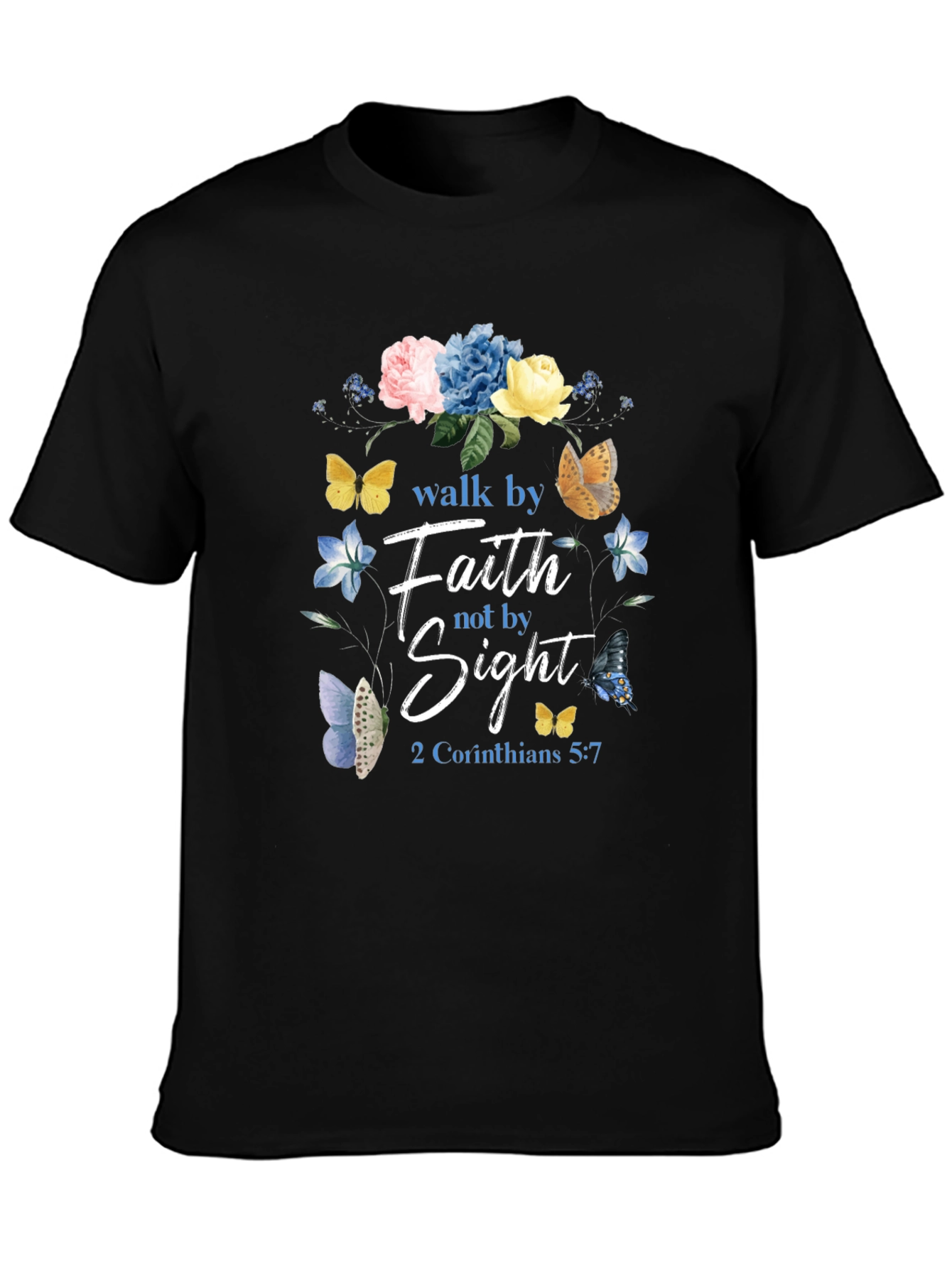 Faith Over Sight T-Shirt - Christian Inspired Design