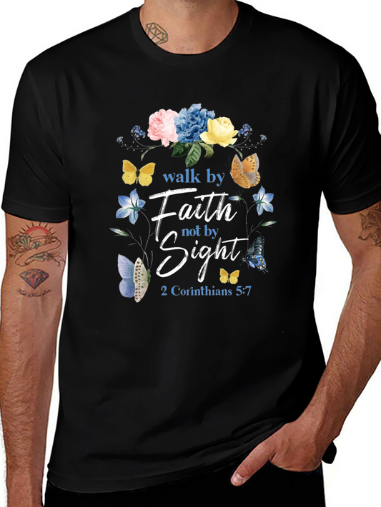Faith Over Sight T-Shirt - Christian Inspired Design