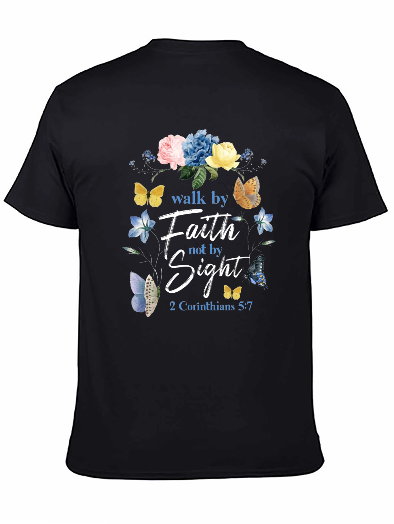 Faith Over Sight T-Shirt - Christian Inspired Design