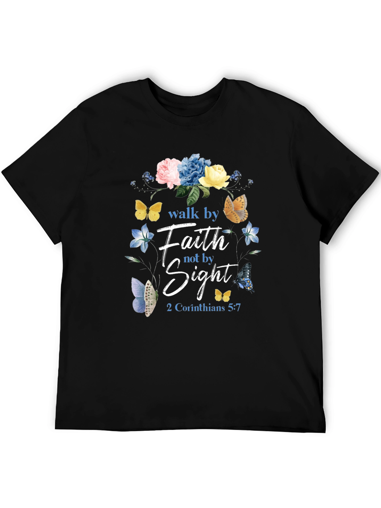 Faith Over Sight T-Shirt - Christian Inspired Design