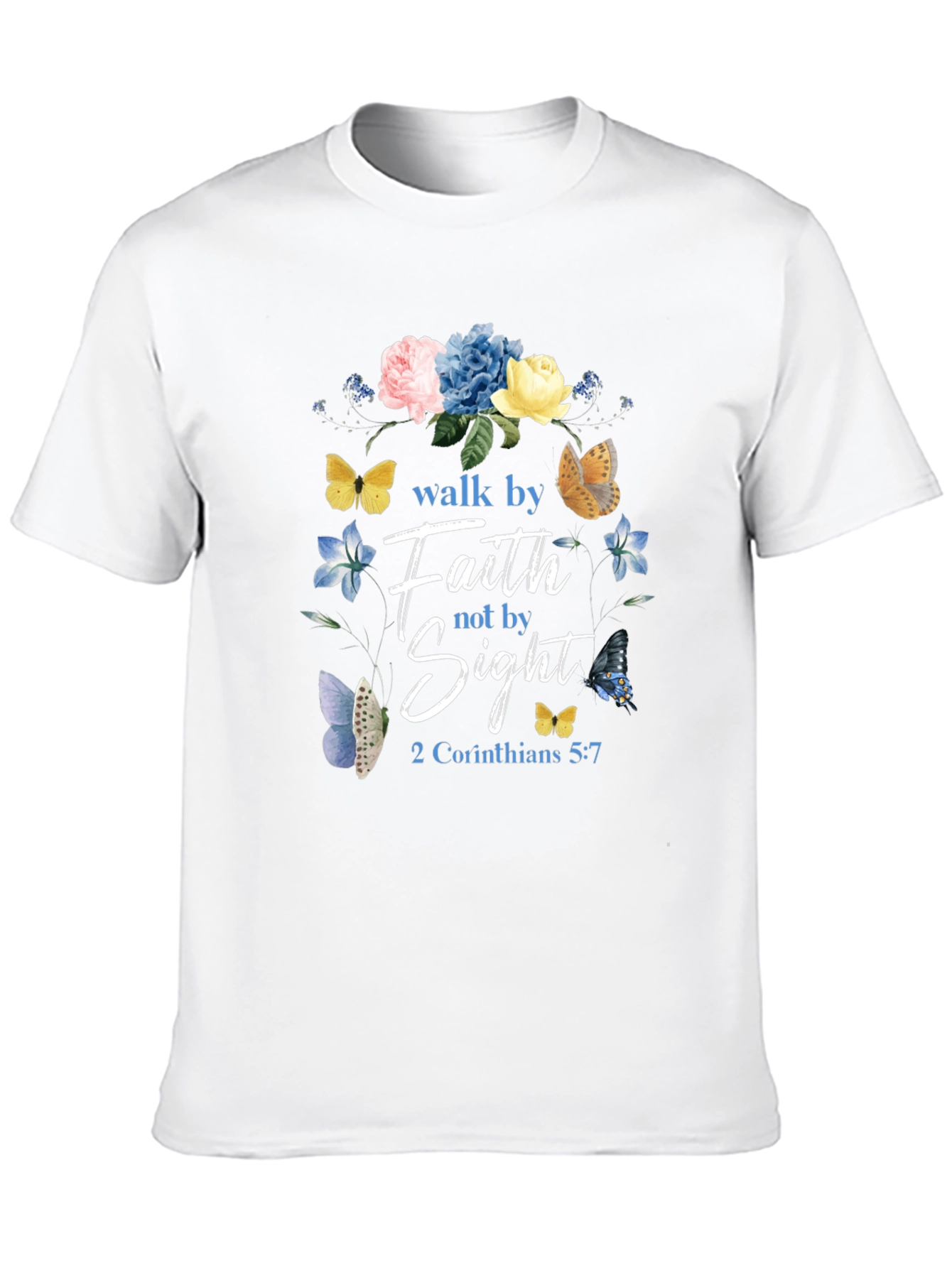 Faith Over Sight T-Shirt - Christian Inspired Design