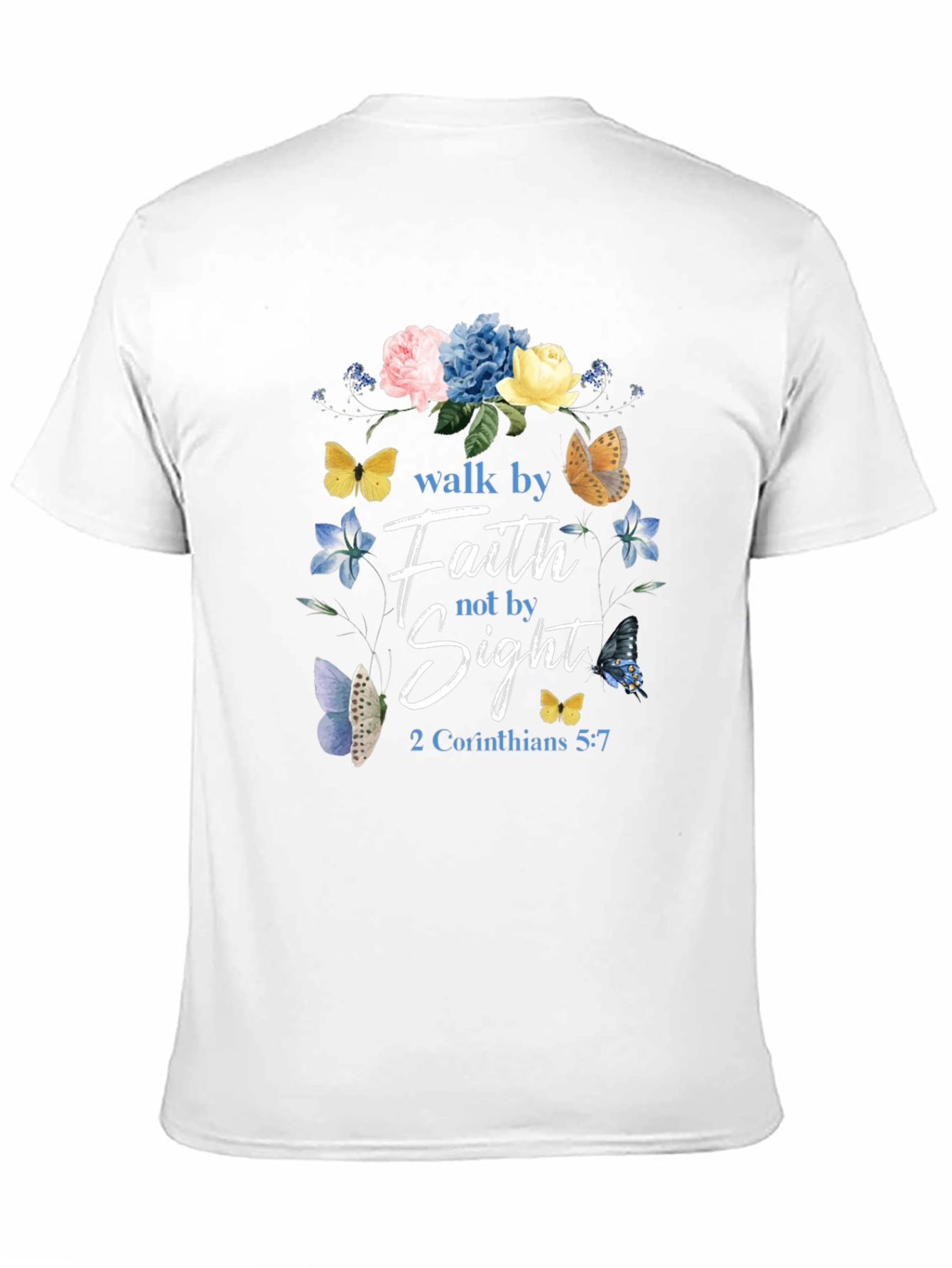 Faith Over Sight T-Shirt - Christian Inspired Design