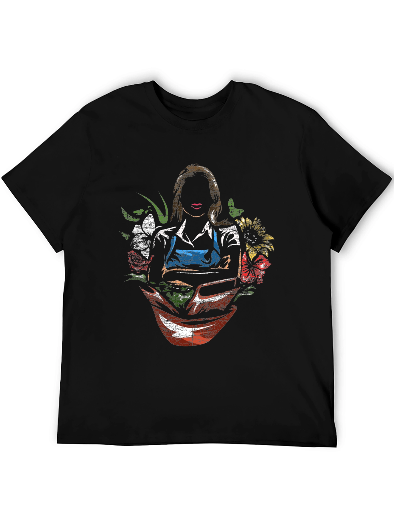 Floral Gardener Graphic T-Shirt