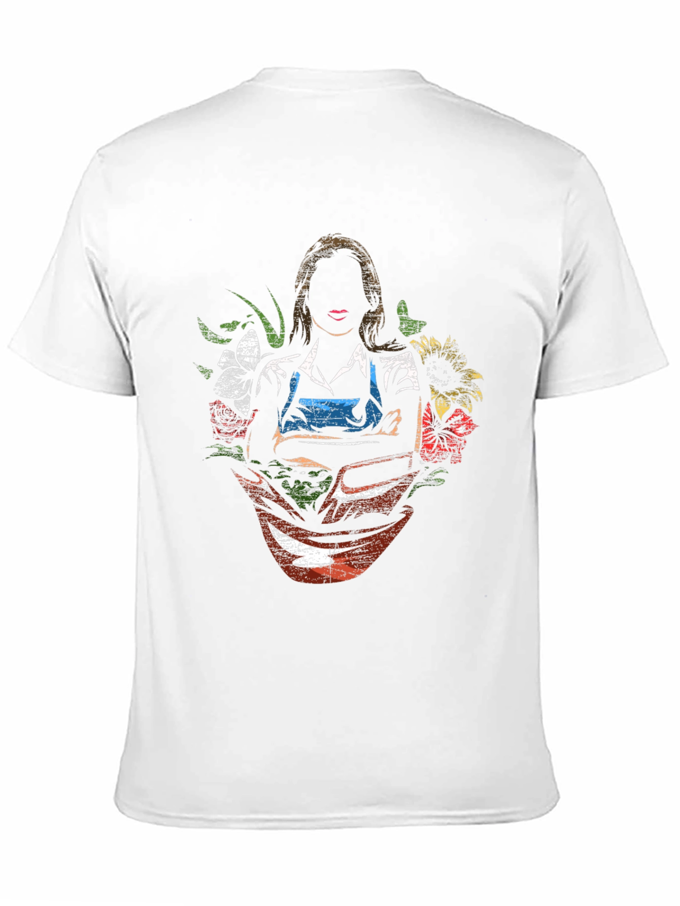 Floral Gardener Graphic T-Shirt