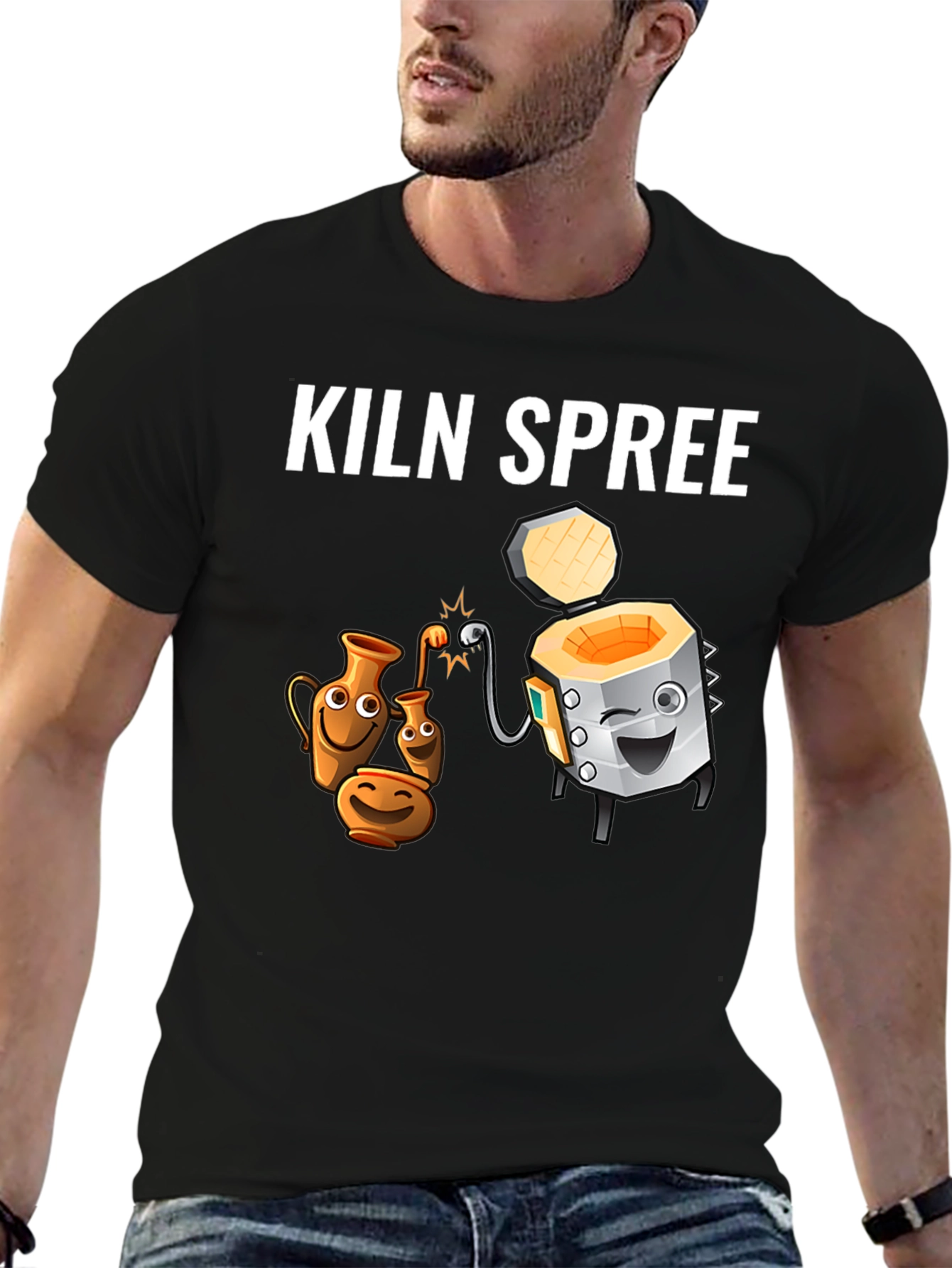 Kiln Spree Graphic T-Shirt - Unique Pottery Lovers Design