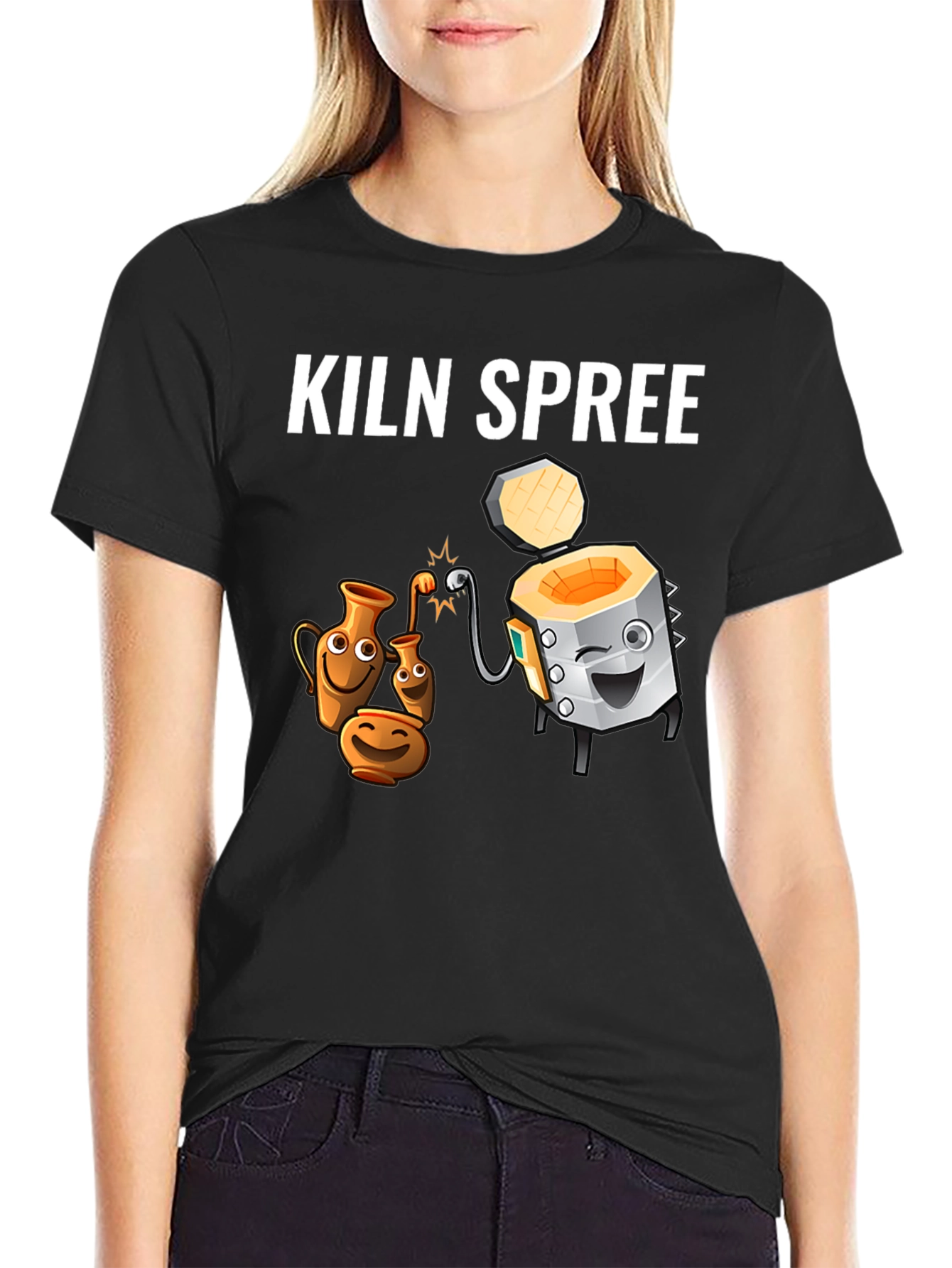Kiln Spree Graphic T-Shirt - Unique Pottery Lovers Design