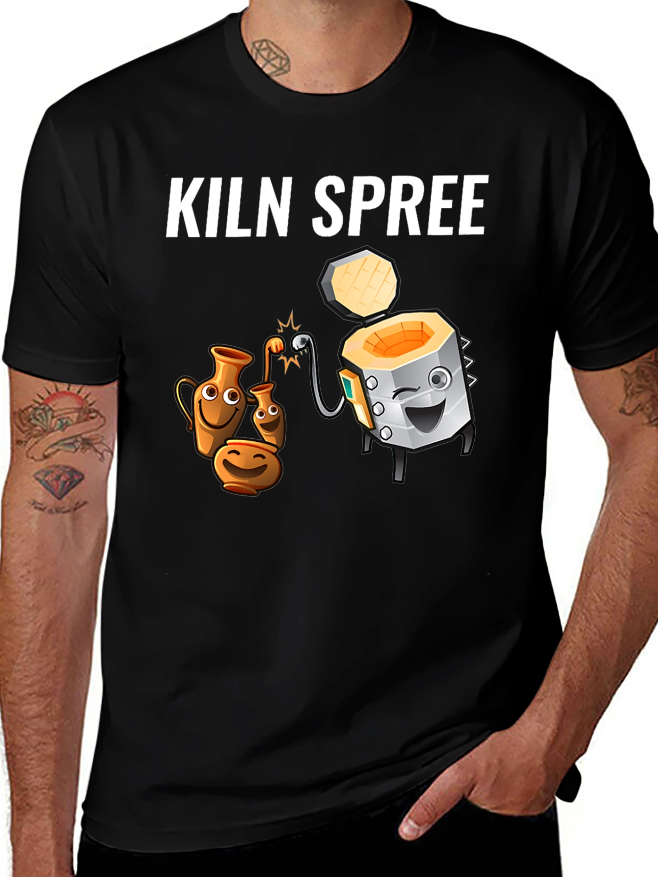 Kiln Spree Graphic T-Shirt - Unique Pottery Lovers Design
