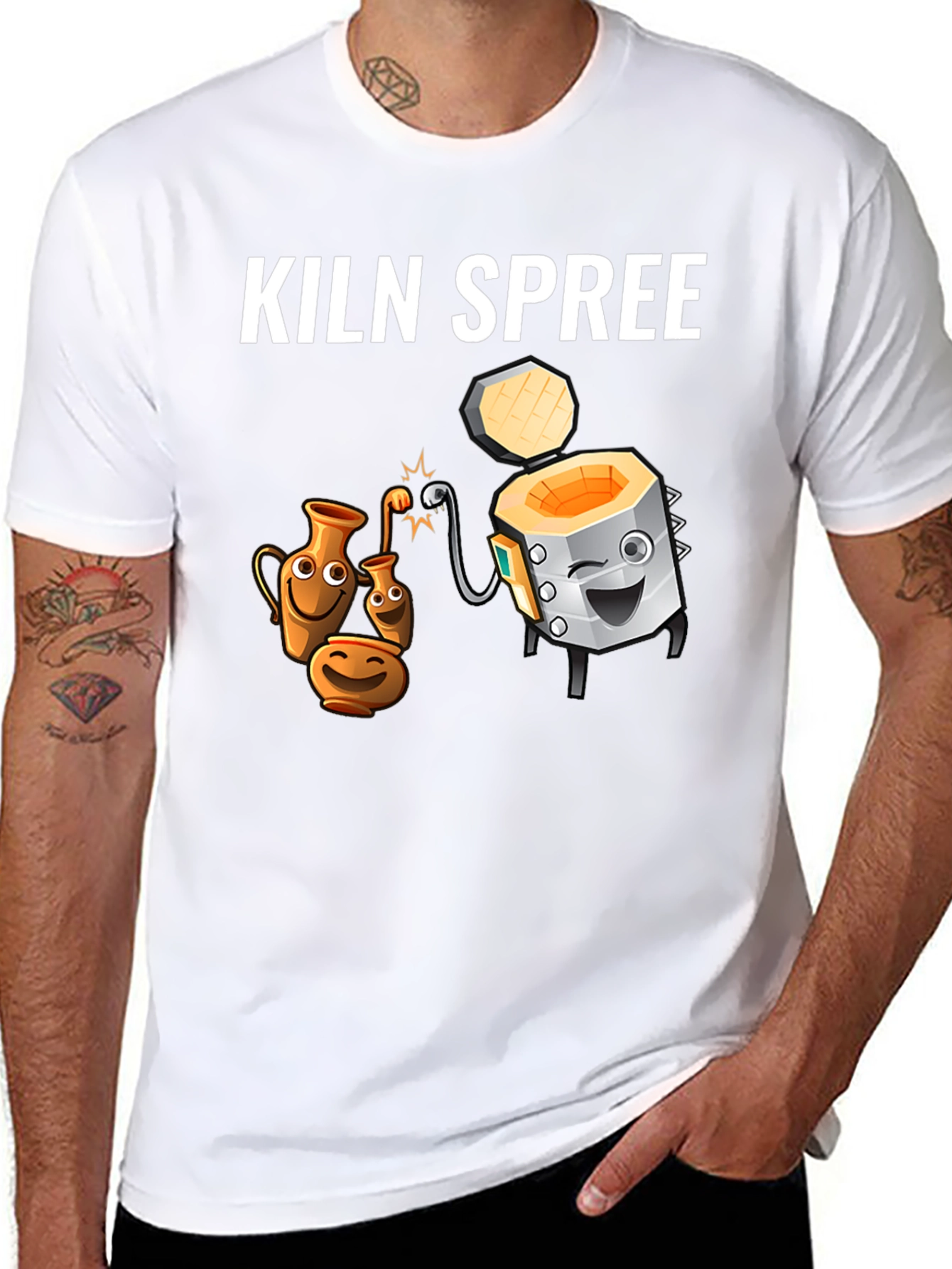 Kiln Spree Graphic T-Shirt - Unique Pottery Lovers Design