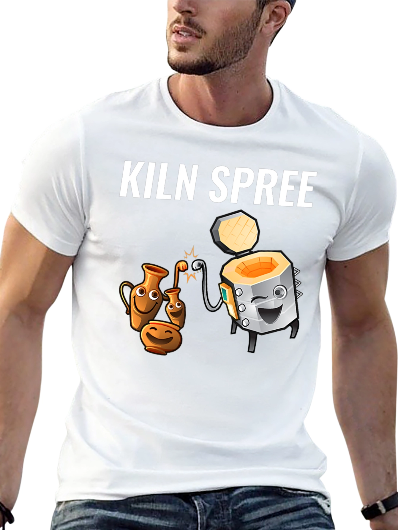 Kiln Spree Graphic T-Shirt - Unique Pottery Lovers Design