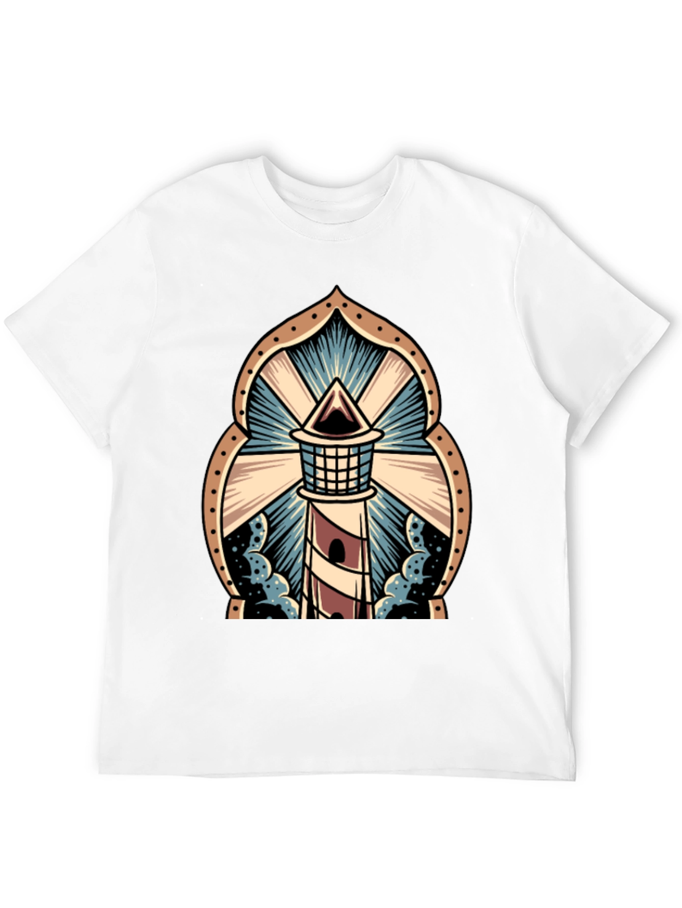 Lighthouse Graphic Tee - Striking Design