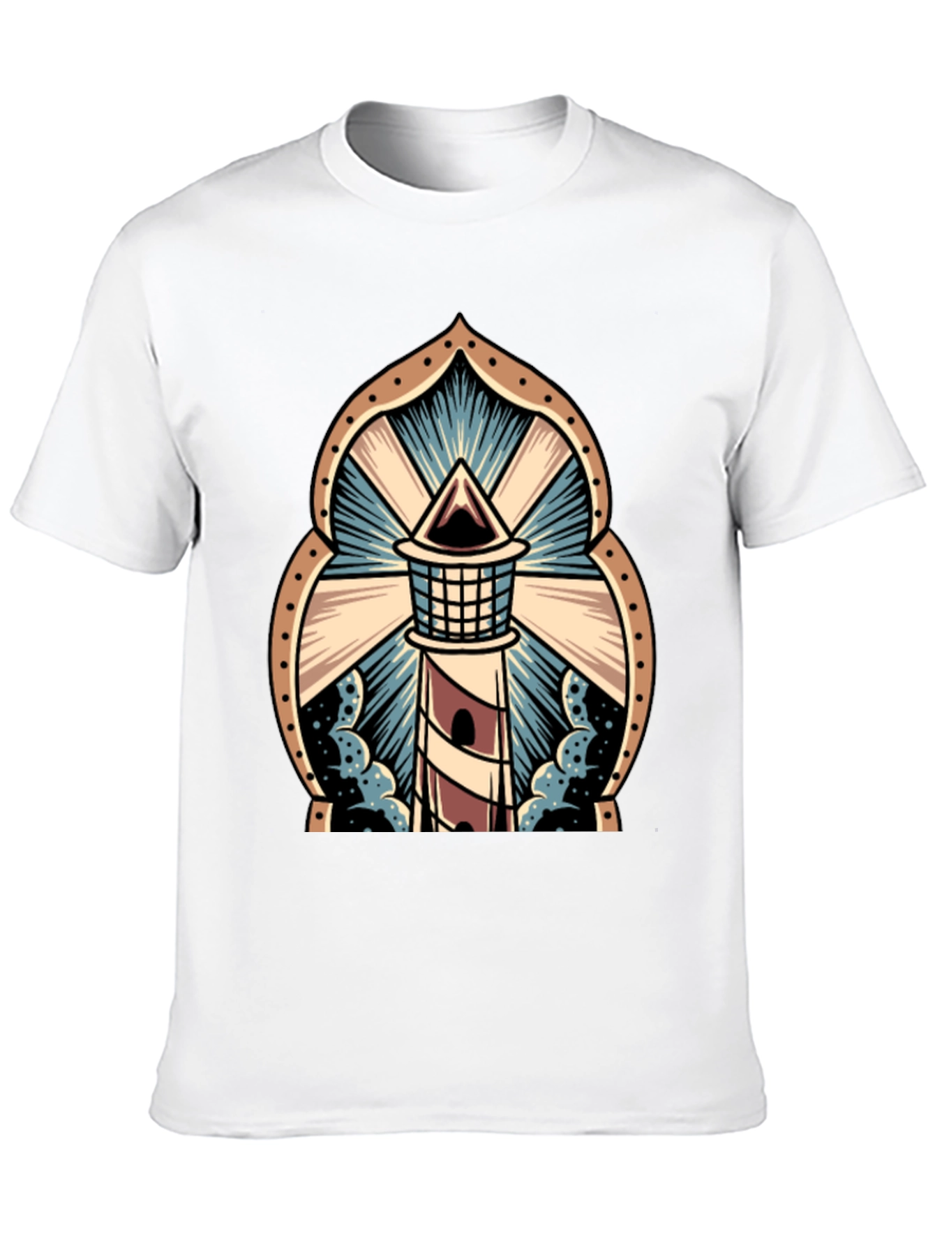 Lighthouse Graphic Tee - Striking Design