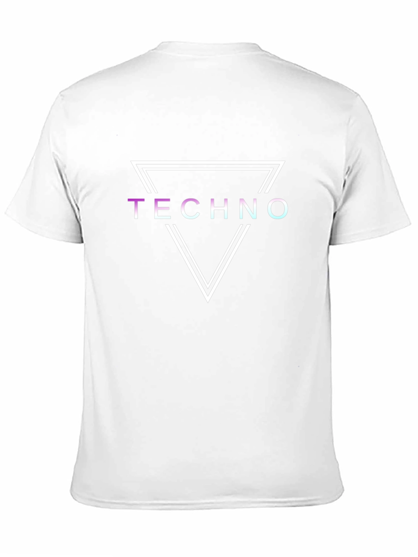 Techno Graphic Tee - Double Triangle Design