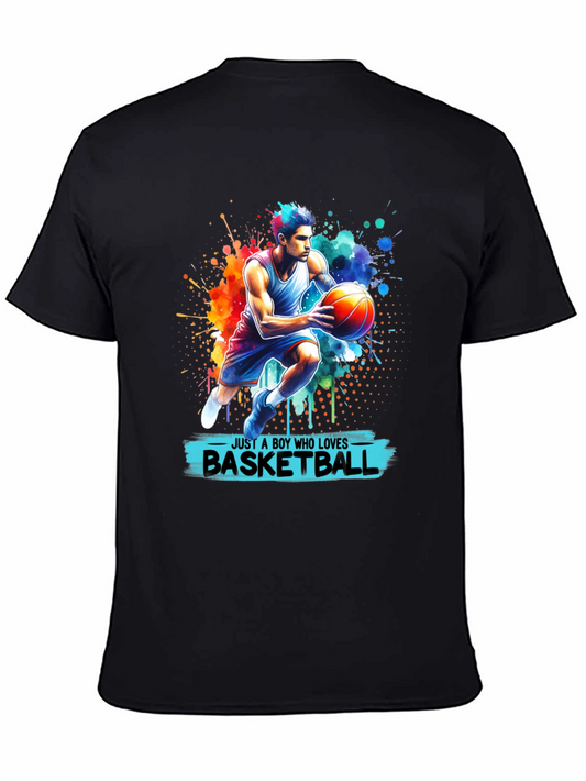 Basketball Lover T-Shirt - Colorful Graphic Tee