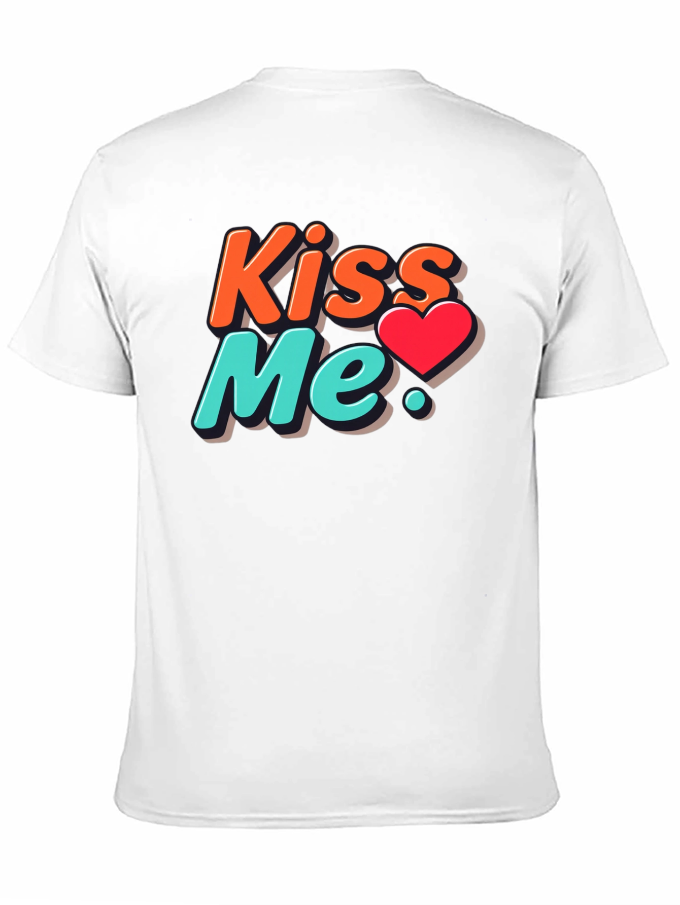 Kiss Me Graphic Tee - Trendy Valentines Day Shirt