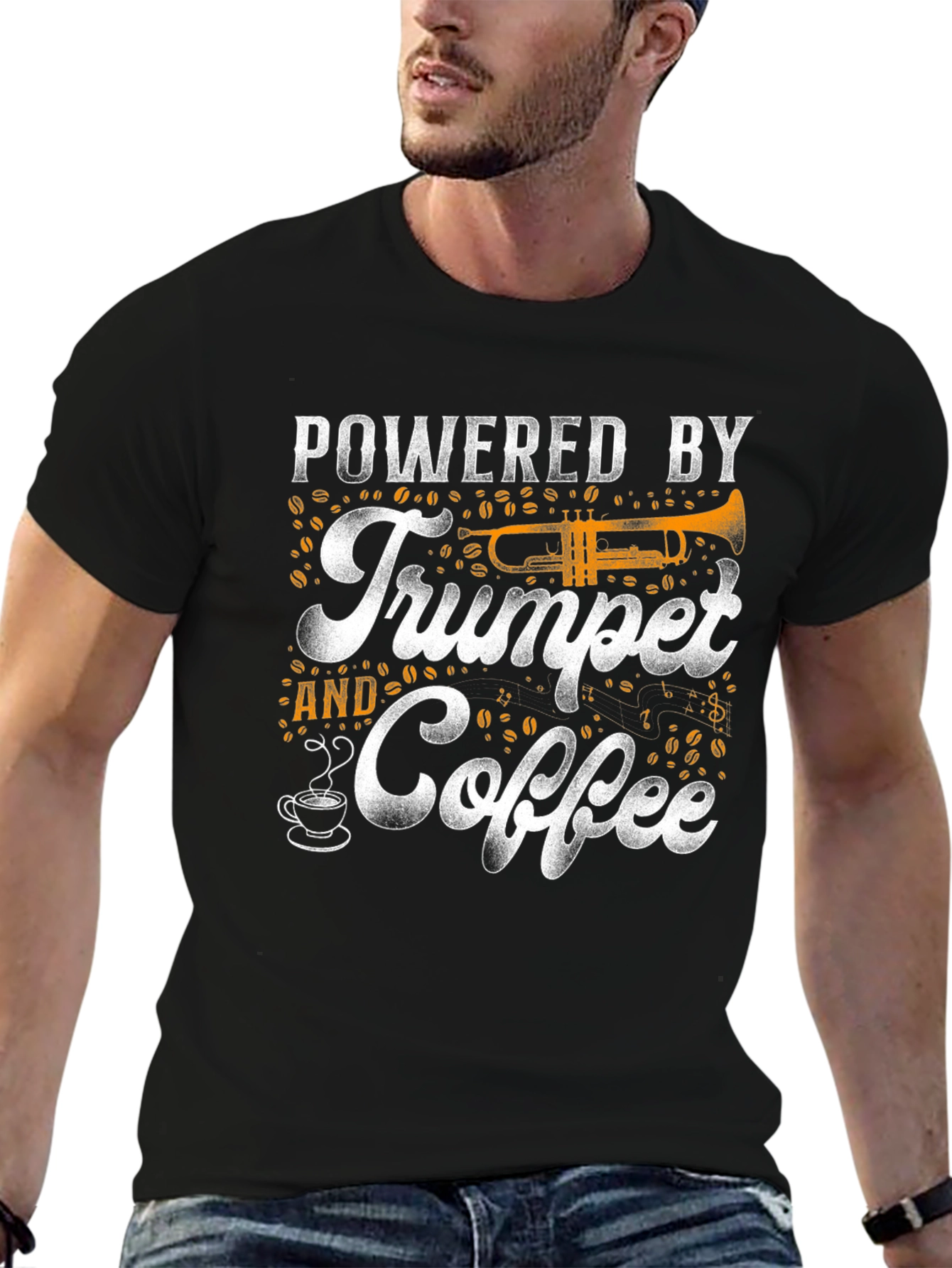 Powered By Trumpet and Coffee T-Shirt