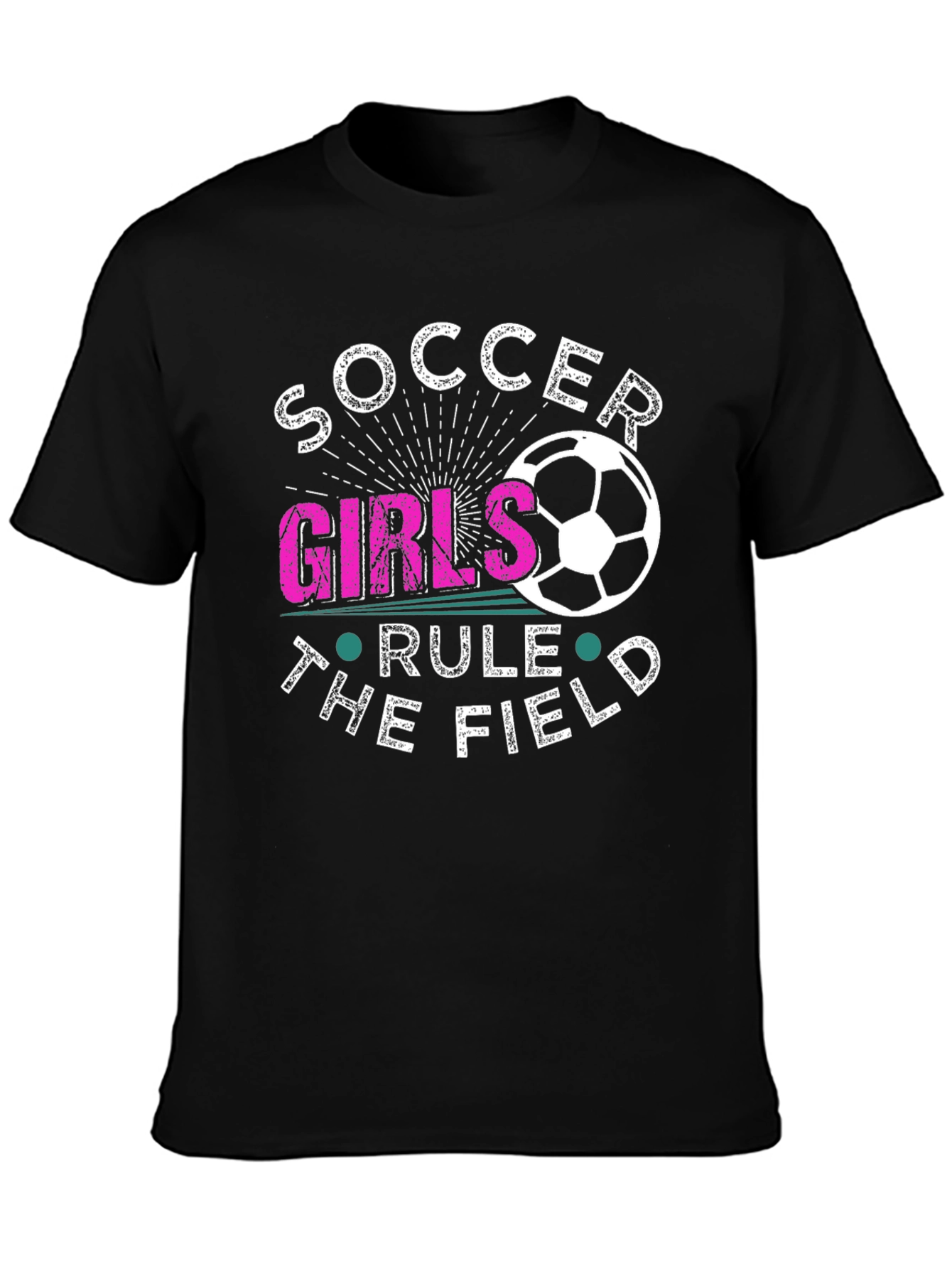 Soccer Girls Rule the Field T-Shirt